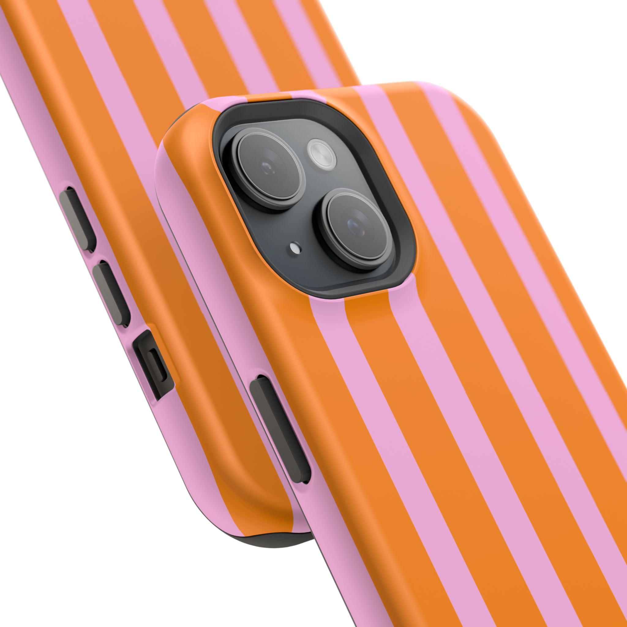 Orange & Pink Bold Stripe VOXY - Magnetic Impact-Resistant
