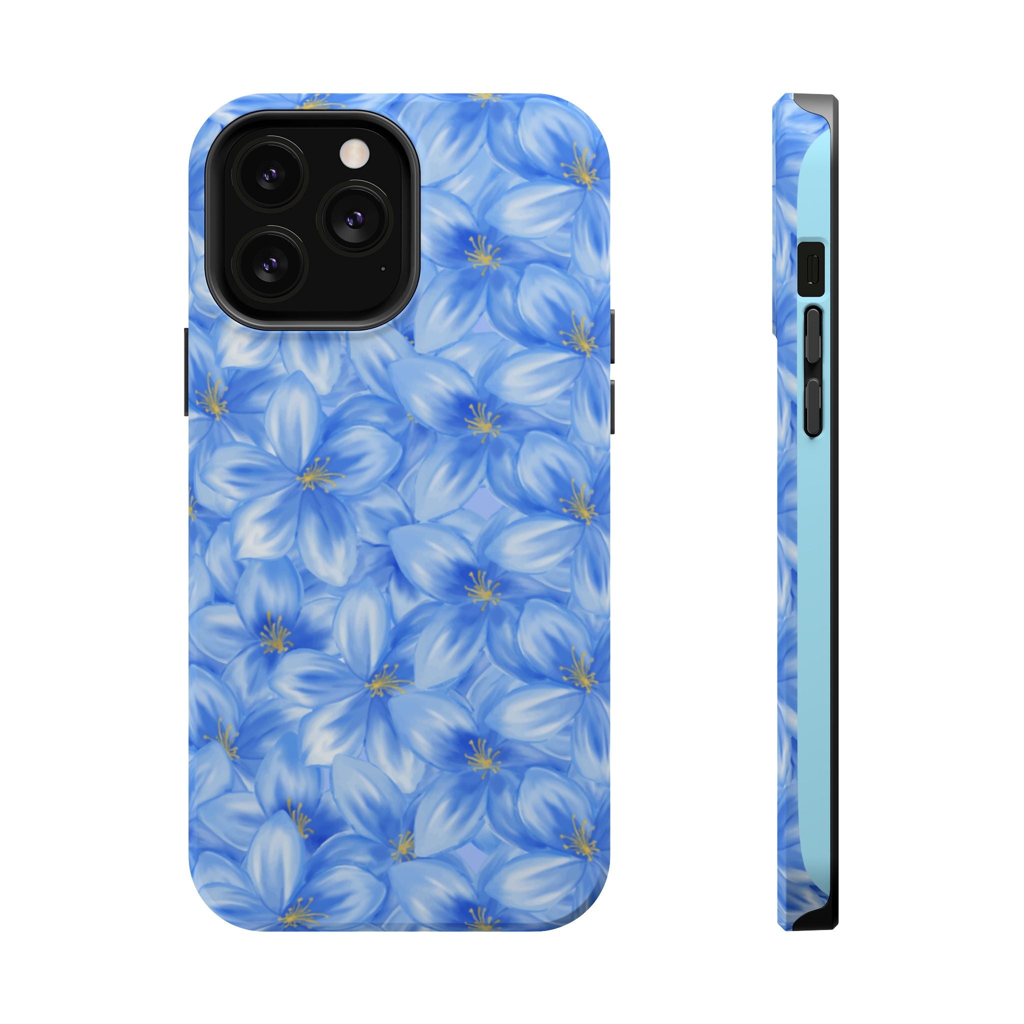 Blue Floral VOXY - Magnetic Impact-Resistant