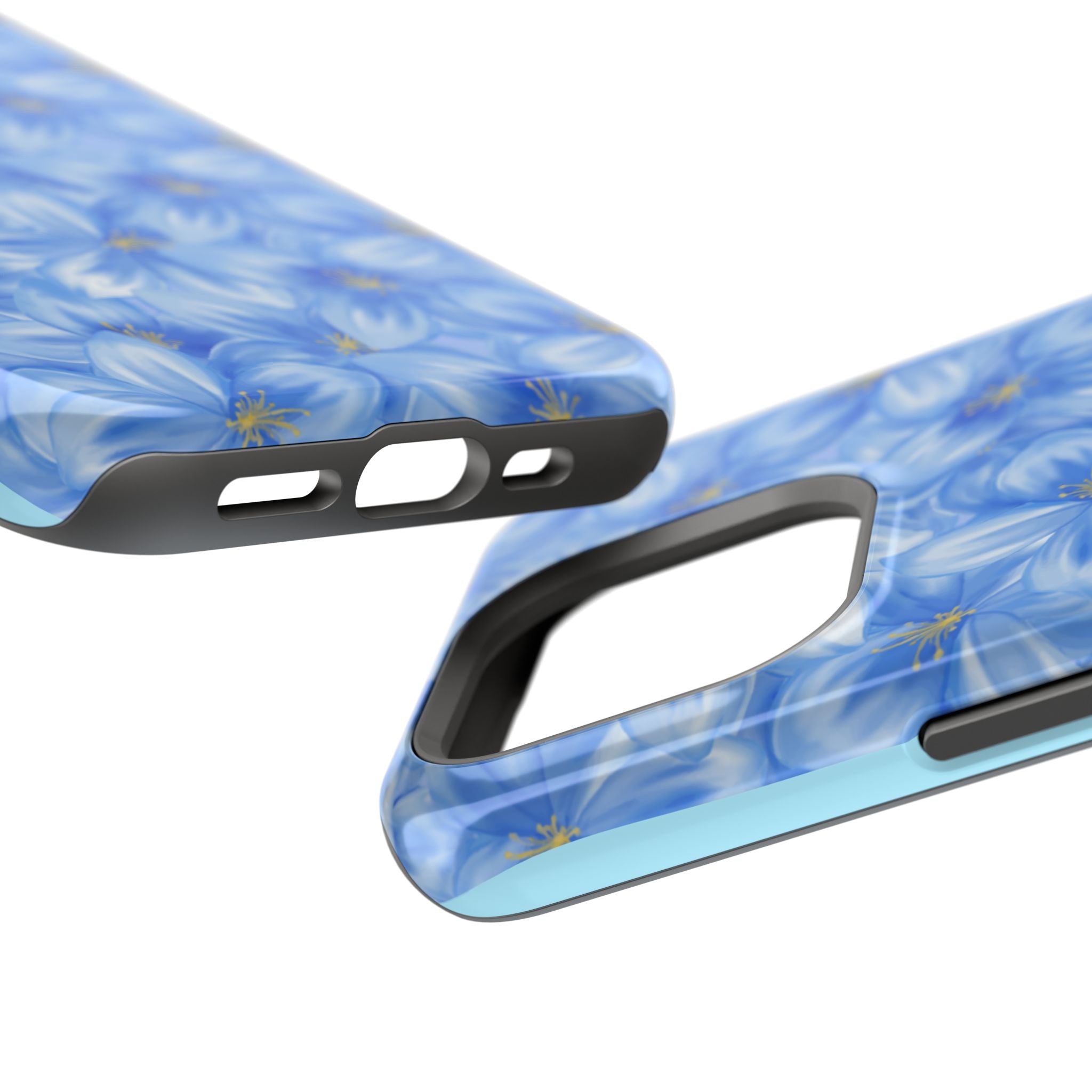 Blue Floral VOXY - Magnetic Impact-Resistant