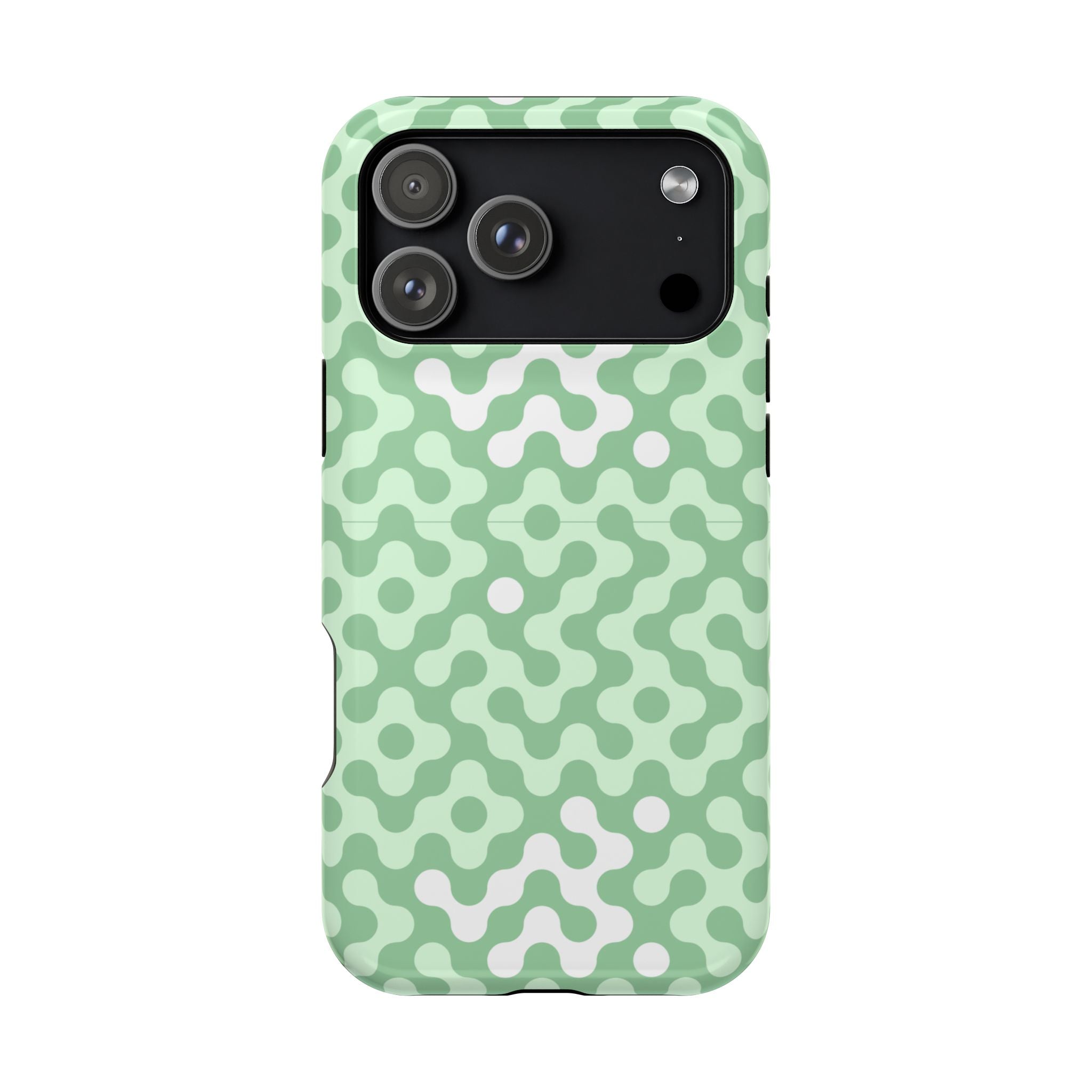 Mint Abstract Camouflage VOXY— Magnetic Impact-Resistant