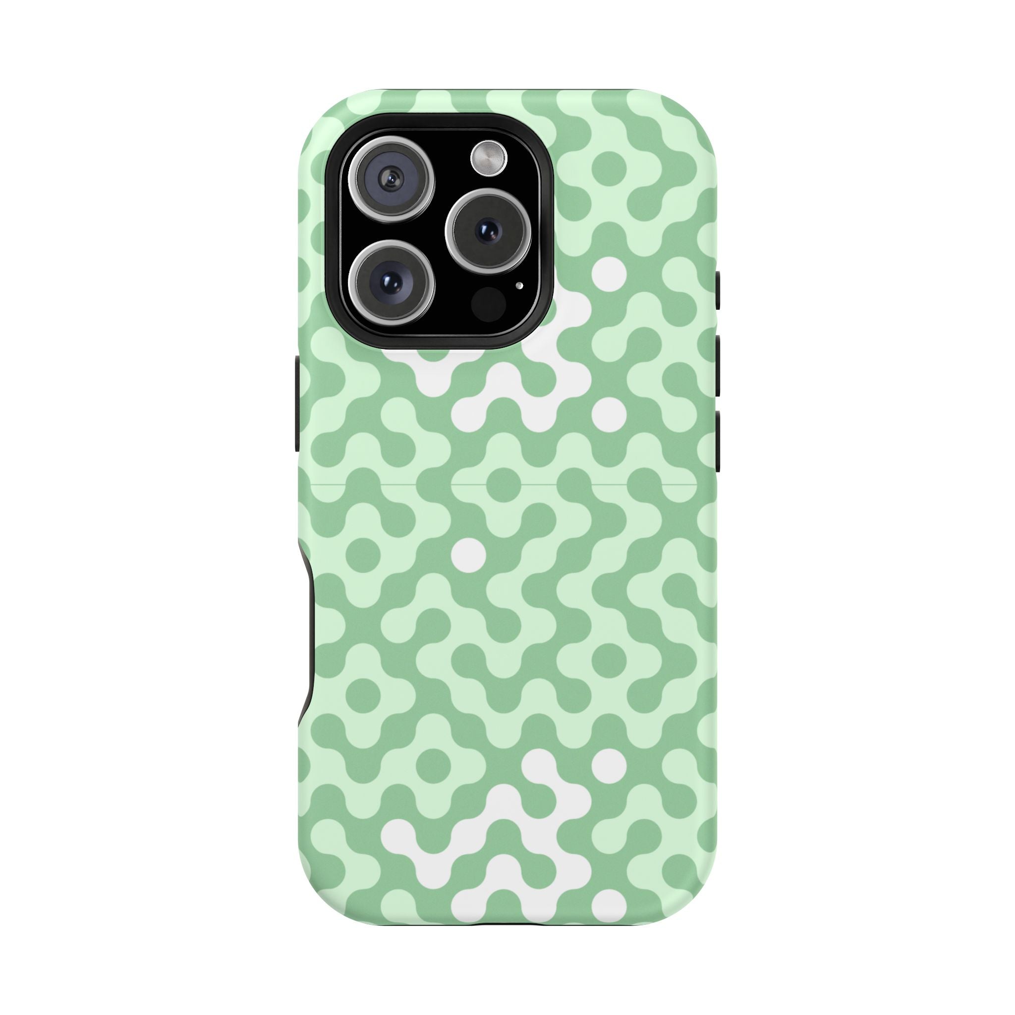 Mint Abstract Camouflage VOXY— Magnetic Impact-Resistant