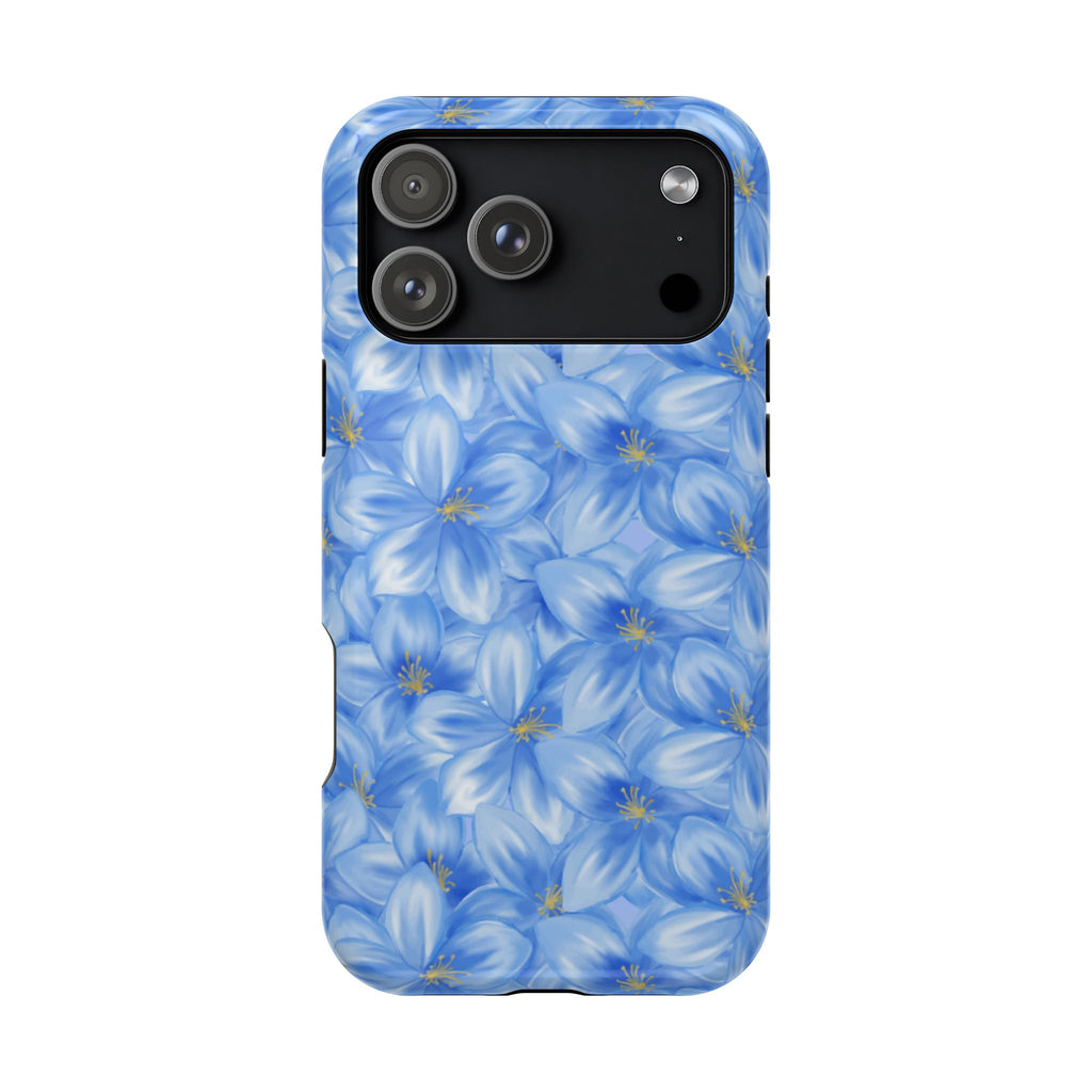 Blue Floral VOXY - Magnetic Impact-Resistant