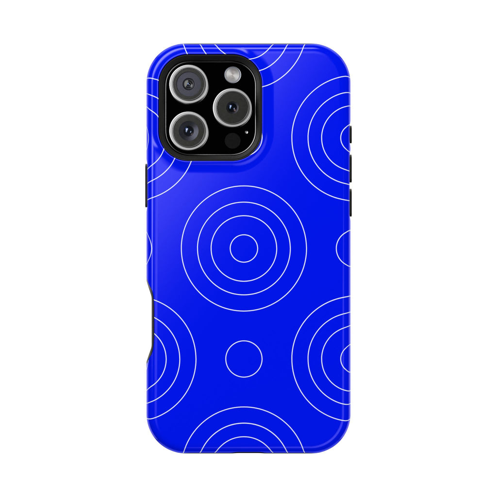 Blue Concentric Circles VOXY  — Magnetic Impact-Resistant