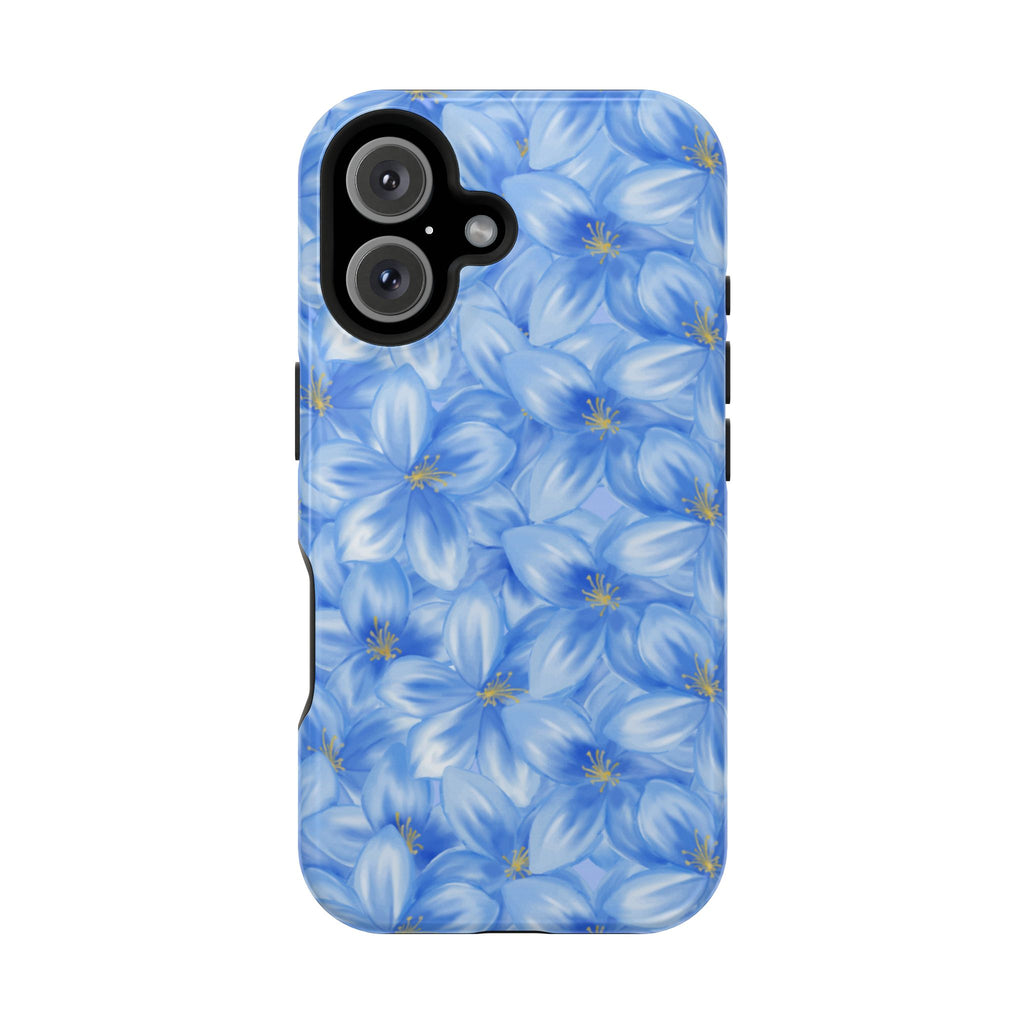 Blue Floral VOXY - Magnetic Impact-Resistant