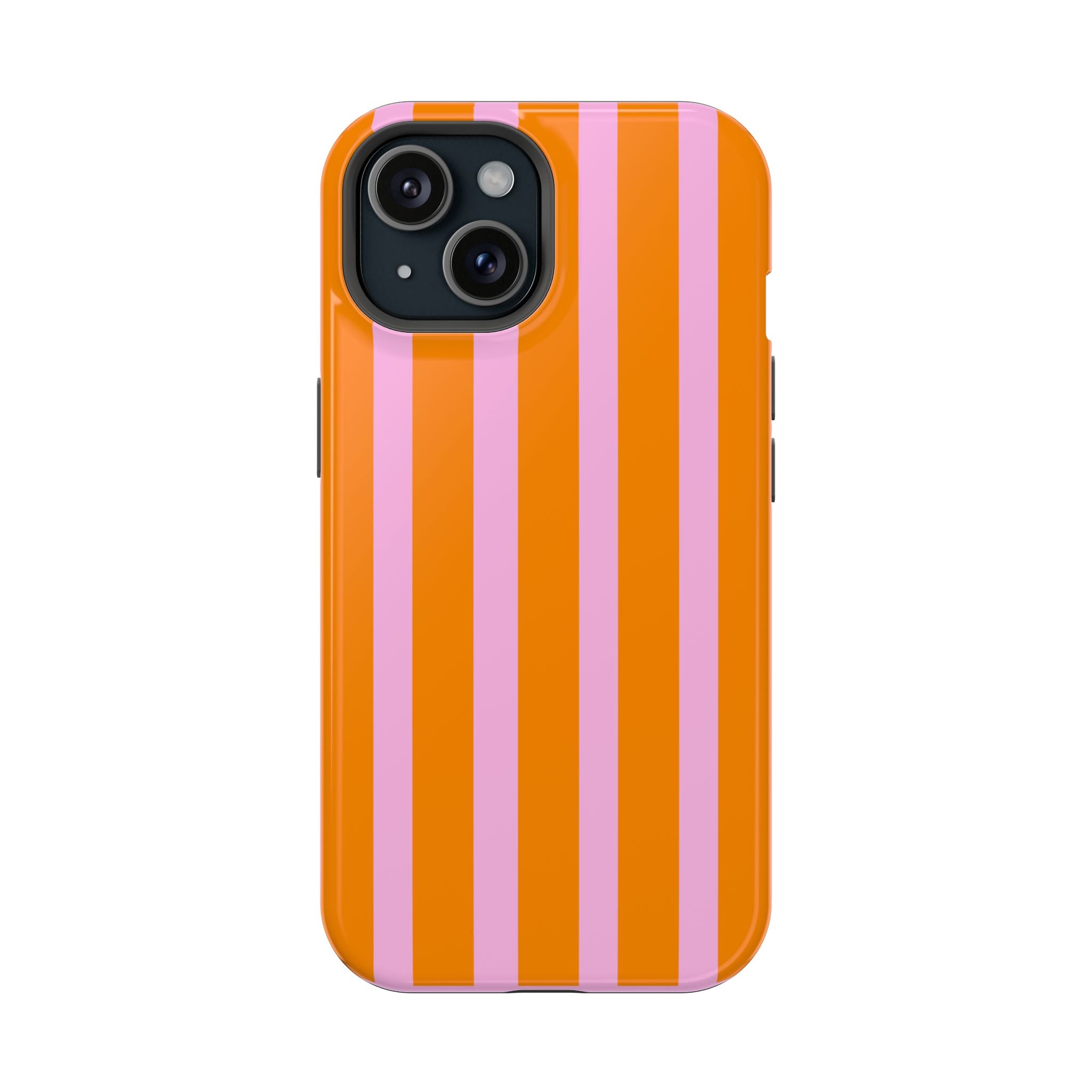 Orange & Pink Bold Stripe VOXY - Magnetic Impact-Resistant
