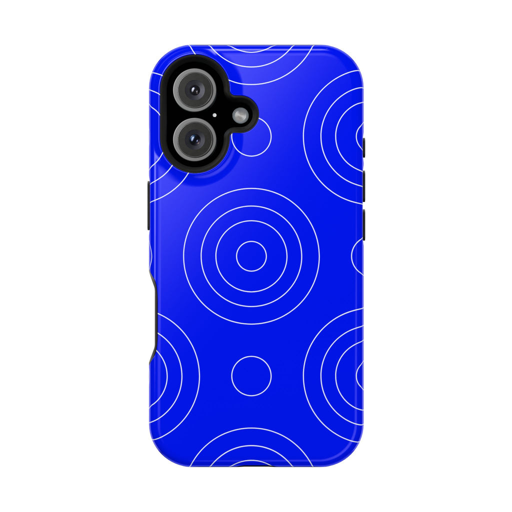 Blue Concentric Circles VOXY  — Magnetic Impact-Resistant