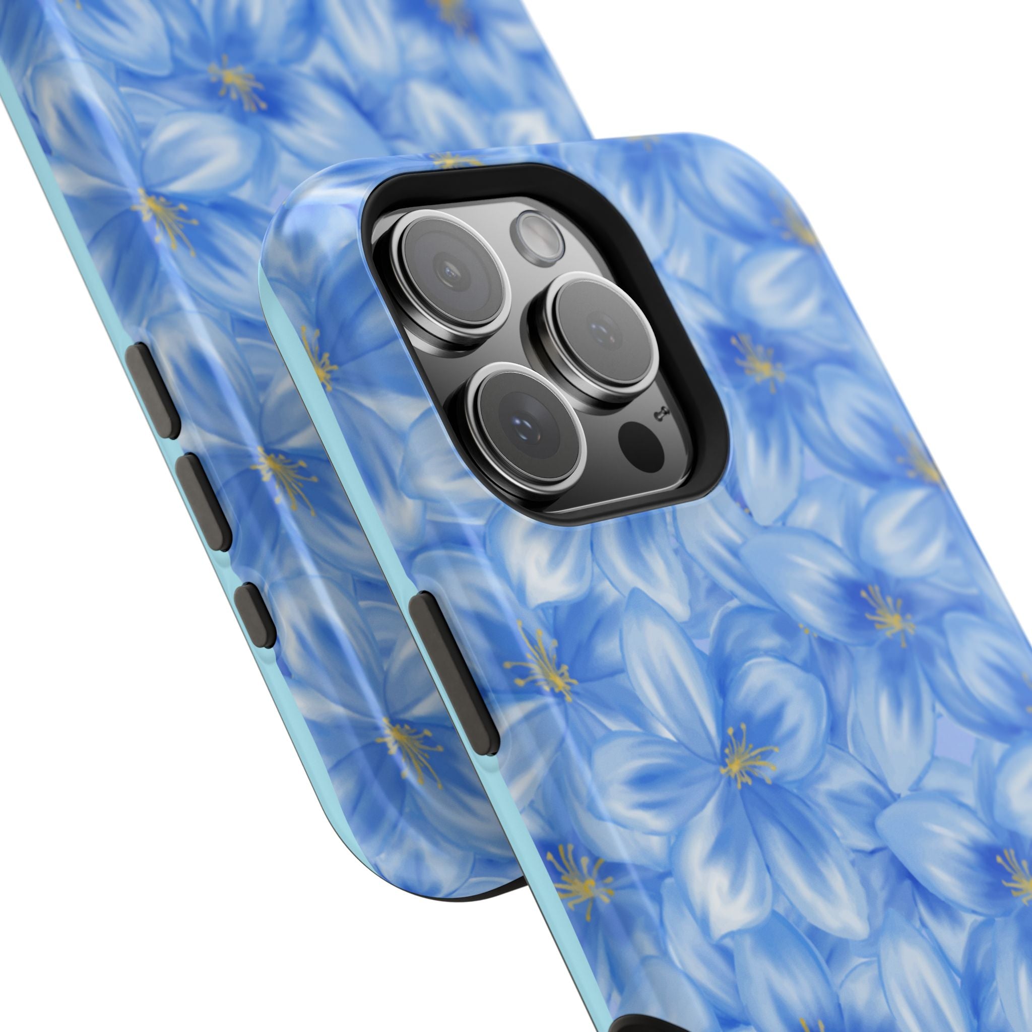 Blue Floral VOXY - Magnetic Impact-Resistant