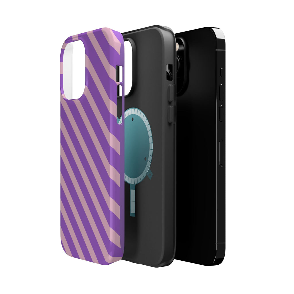 Purple Diagonal Stripe VOXY - Magnetic Impact