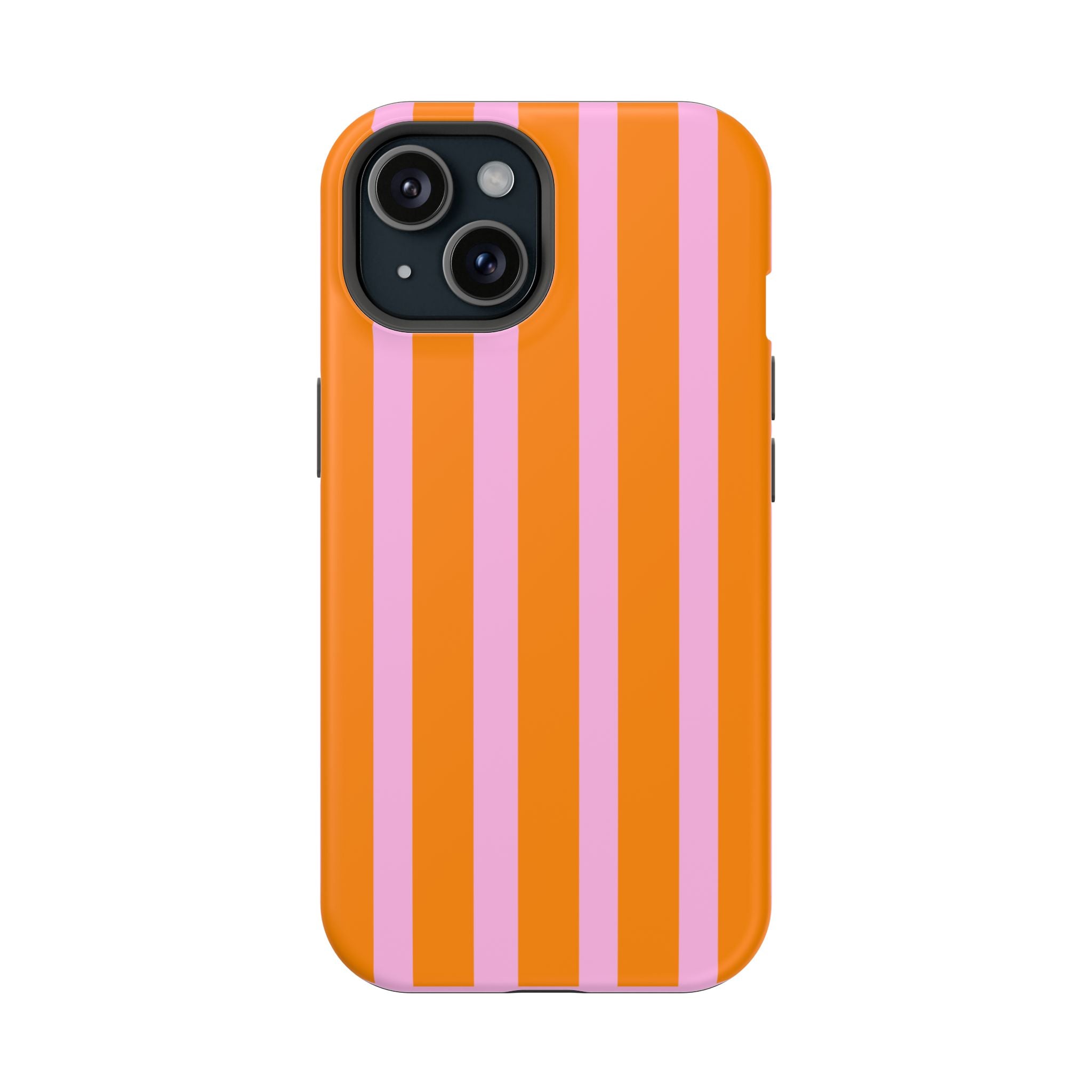 Orange & Pink Bold Stripe VOXY - Magnetic Impact-Resistant