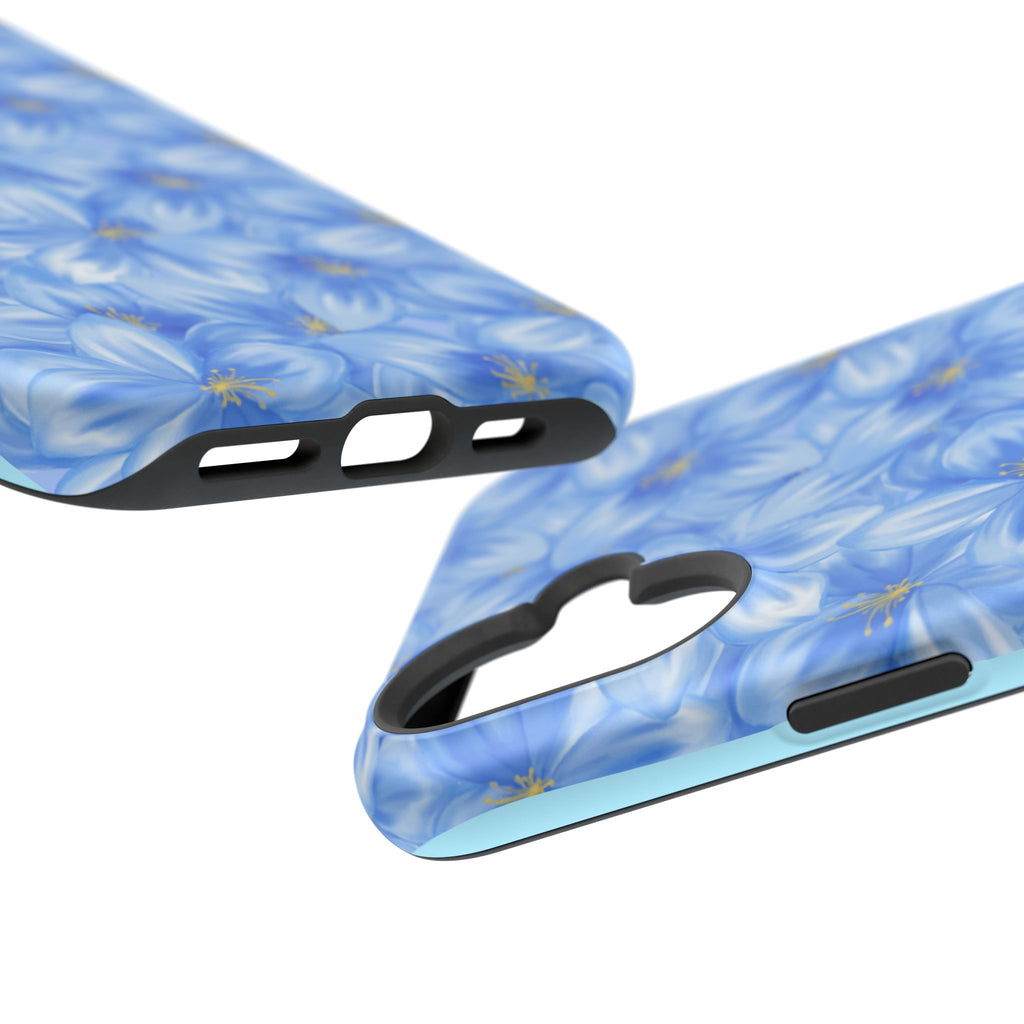 Blue Floral VOXY - Magnetic Impact-Resistant