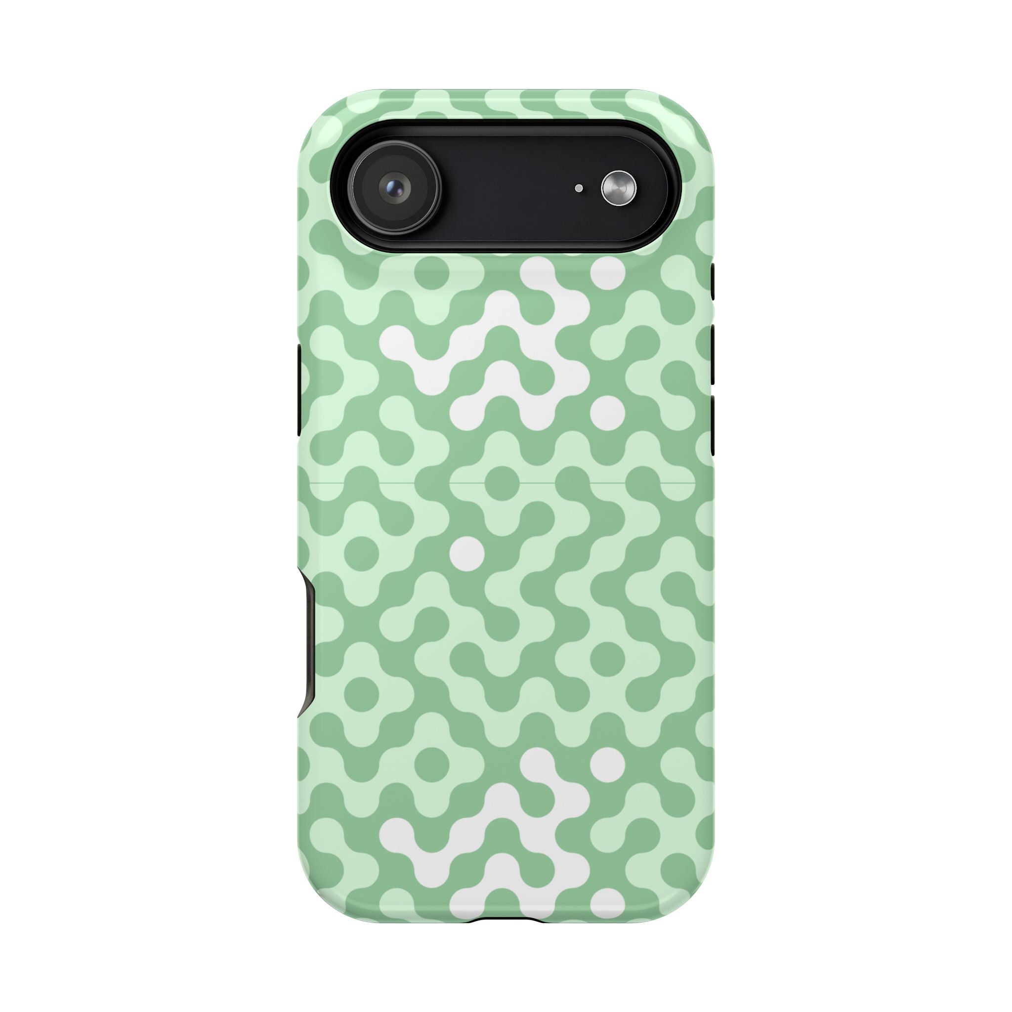 Mint Abstract Camouflage VOXY— Magnetic Impact-Resistant