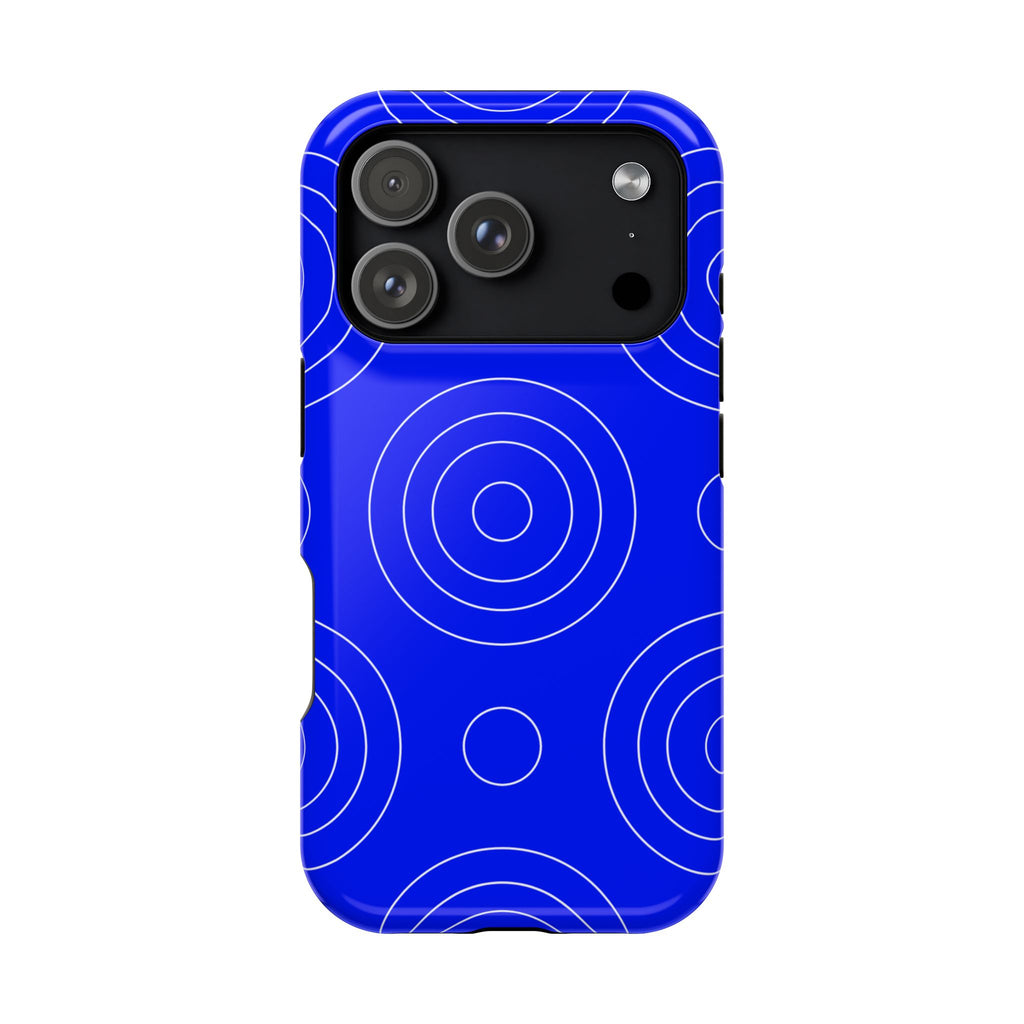 Blue Concentric Circles VOXY  — Magnetic Impact-Resistant