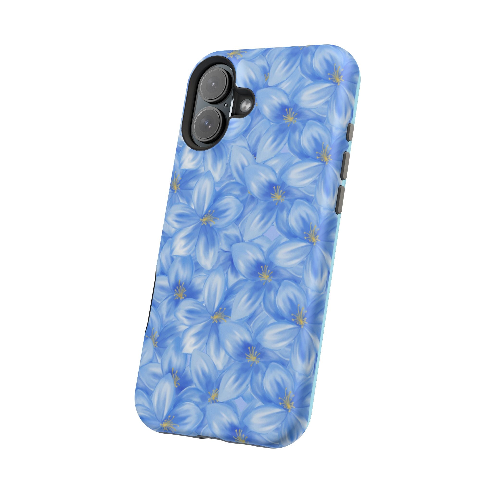 Blue Floral VOXY - Magnetic Impact-Resistant