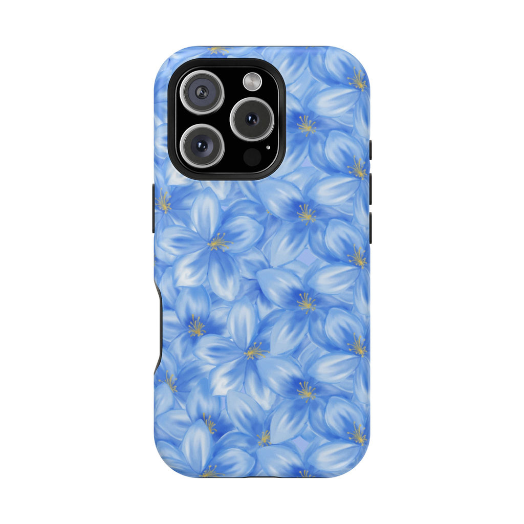 Blue Floral VOXY - Magnetic Impact-Resistant