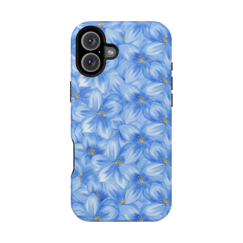 Blue Floral VOXY - Magnetic Impact-Resistant