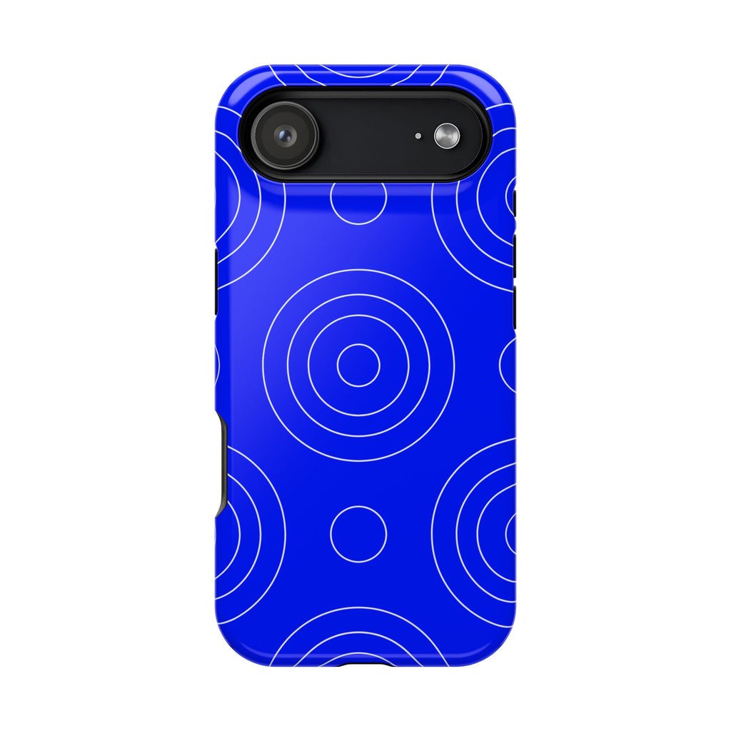 Blue Concentric Circles VOXY  — Magnetic Impact-Resistant