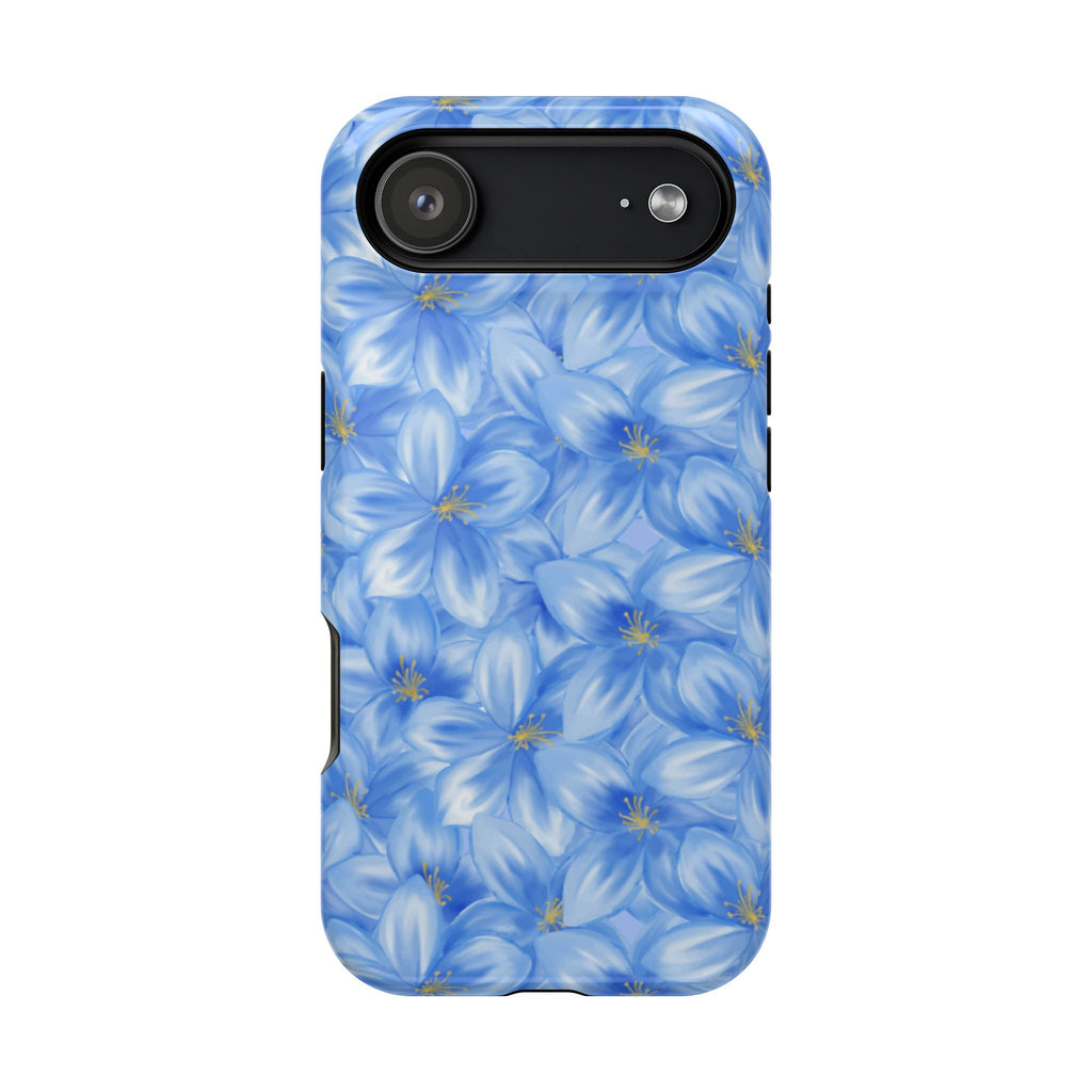 Blue Floral VOXY - Magnetic Impact-Resistant