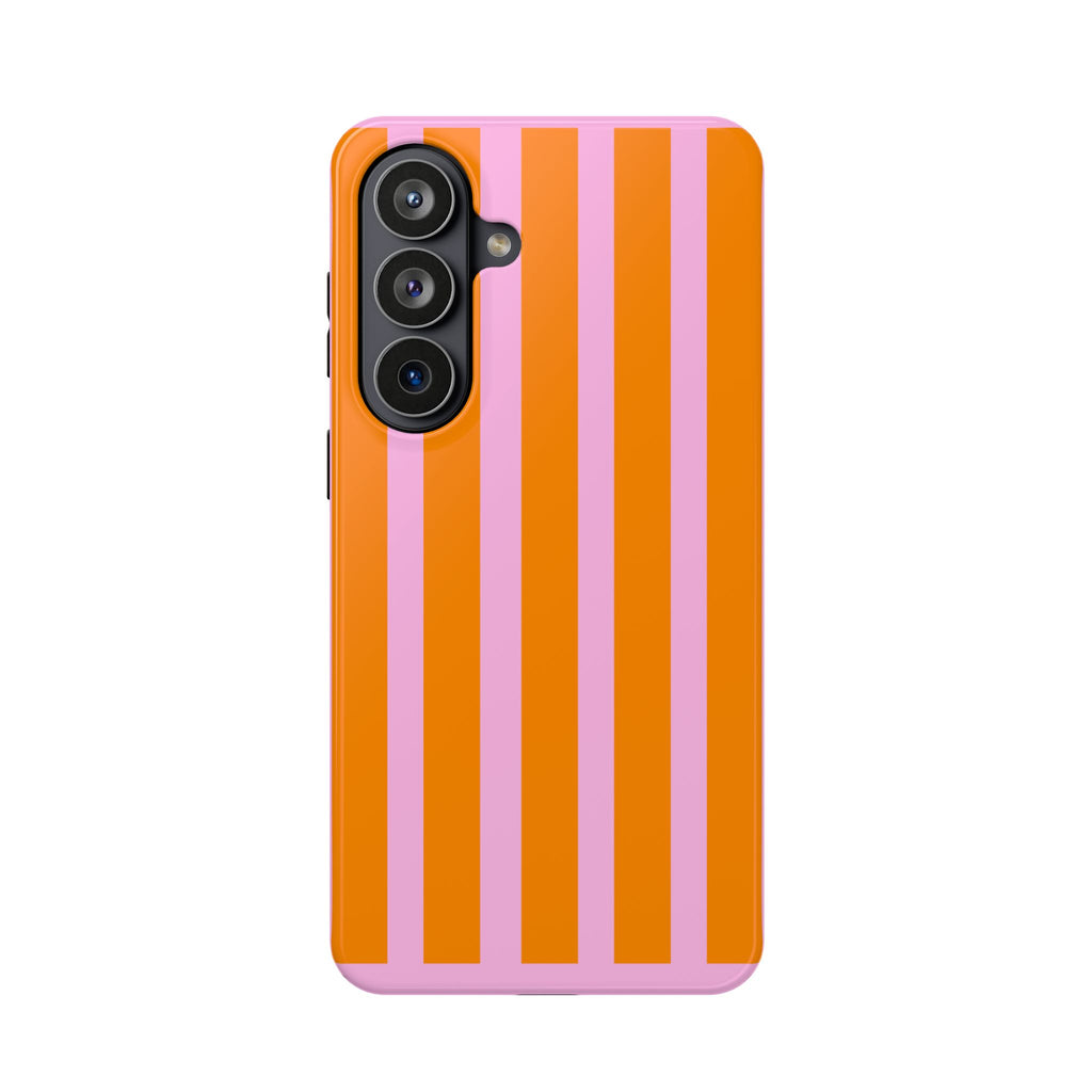 Orange & Pink Bold Stripe VOXY - Magnetic Impact-Resistant