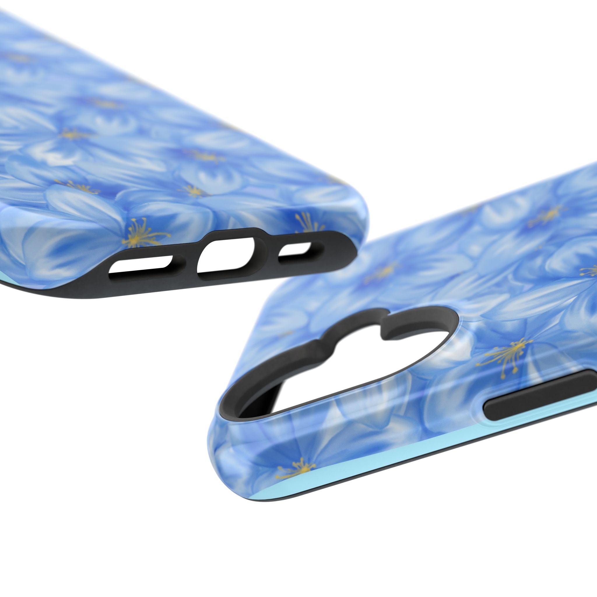 Blue Floral VOXY - Magnetic Impact-Resistant