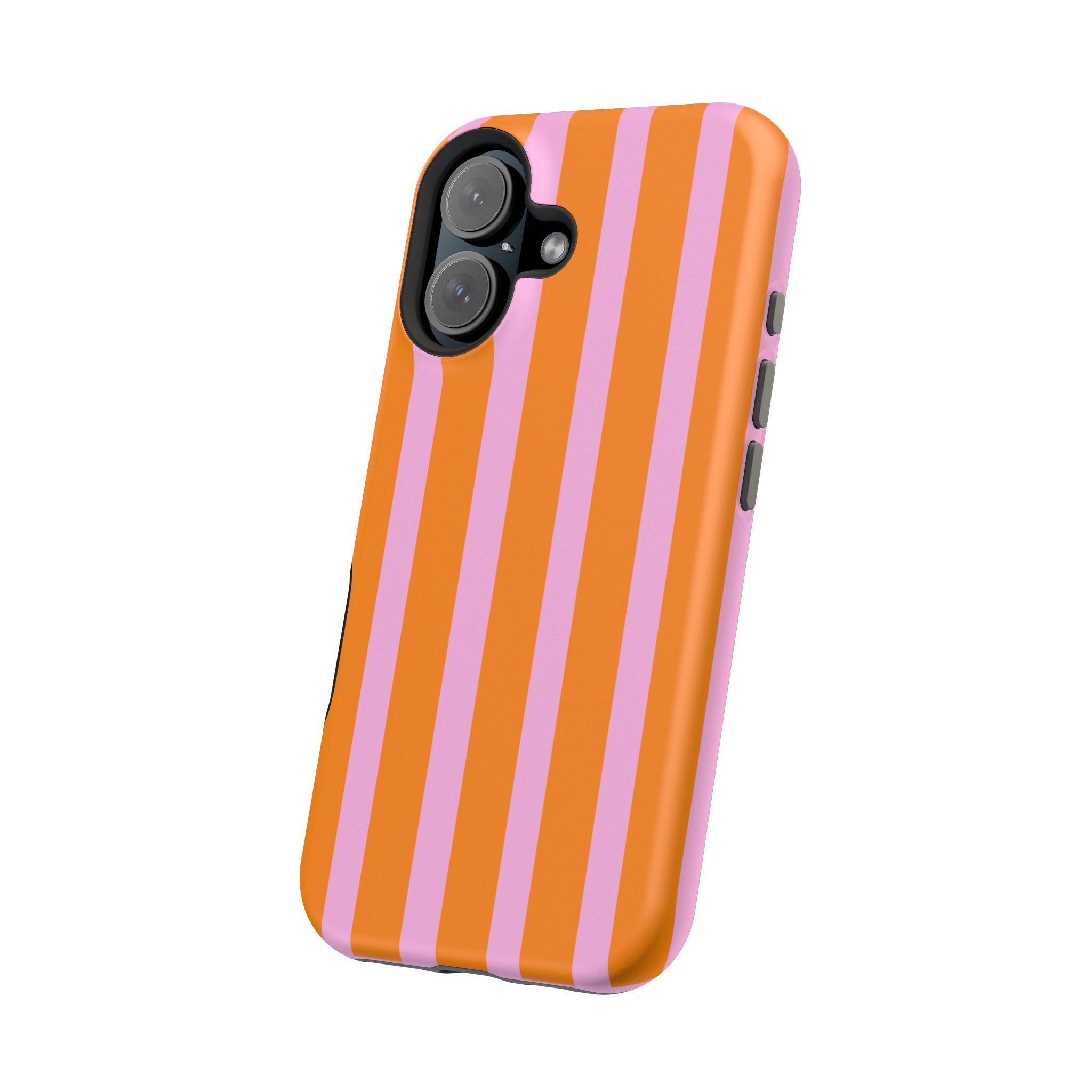 Orange & Pink Bold Stripe VOXY - Magnetic Impact-Resistant