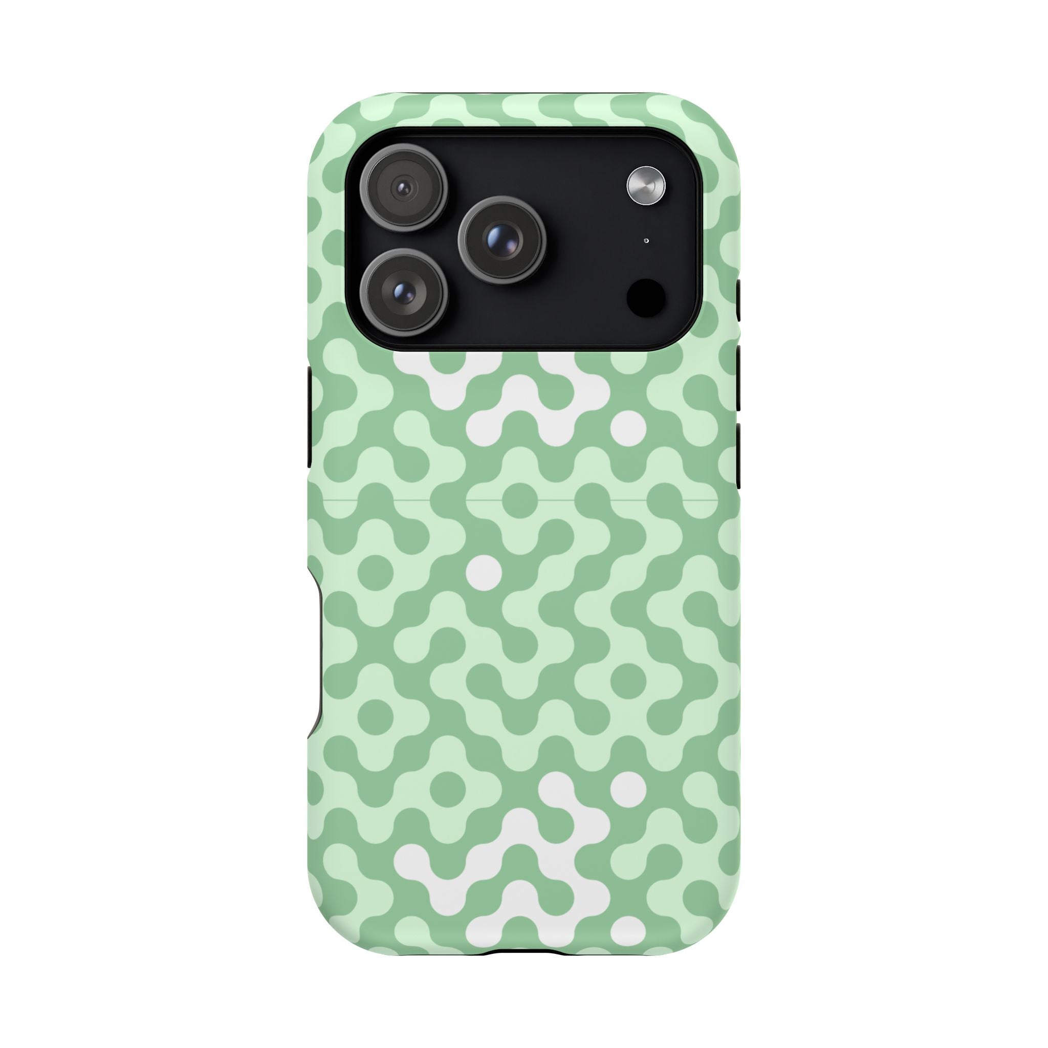 Mint Abstract Camouflage VOXY— Magnetic Impact-Resistant