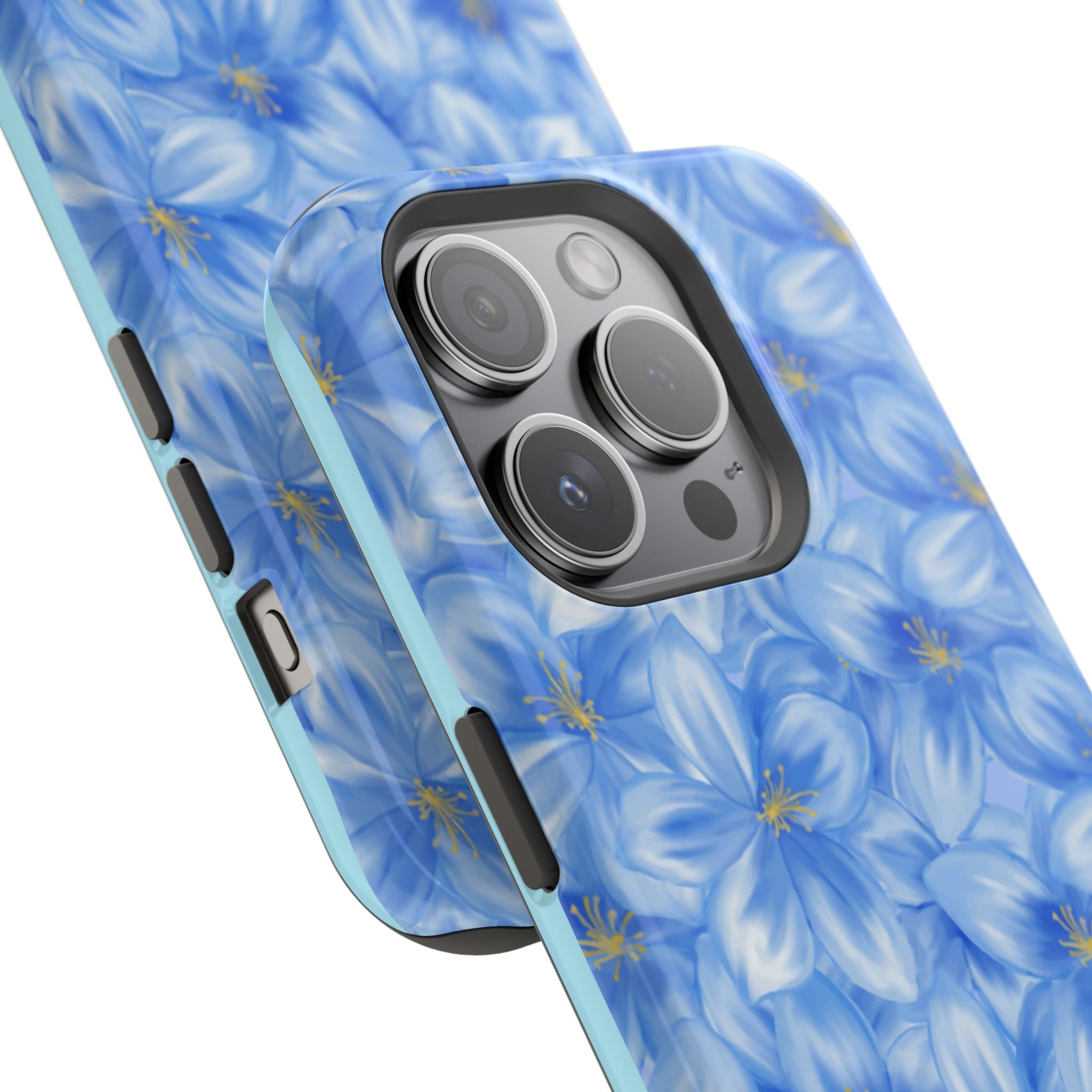 Blue Floral VOXY - Magnetic Impact-Resistant