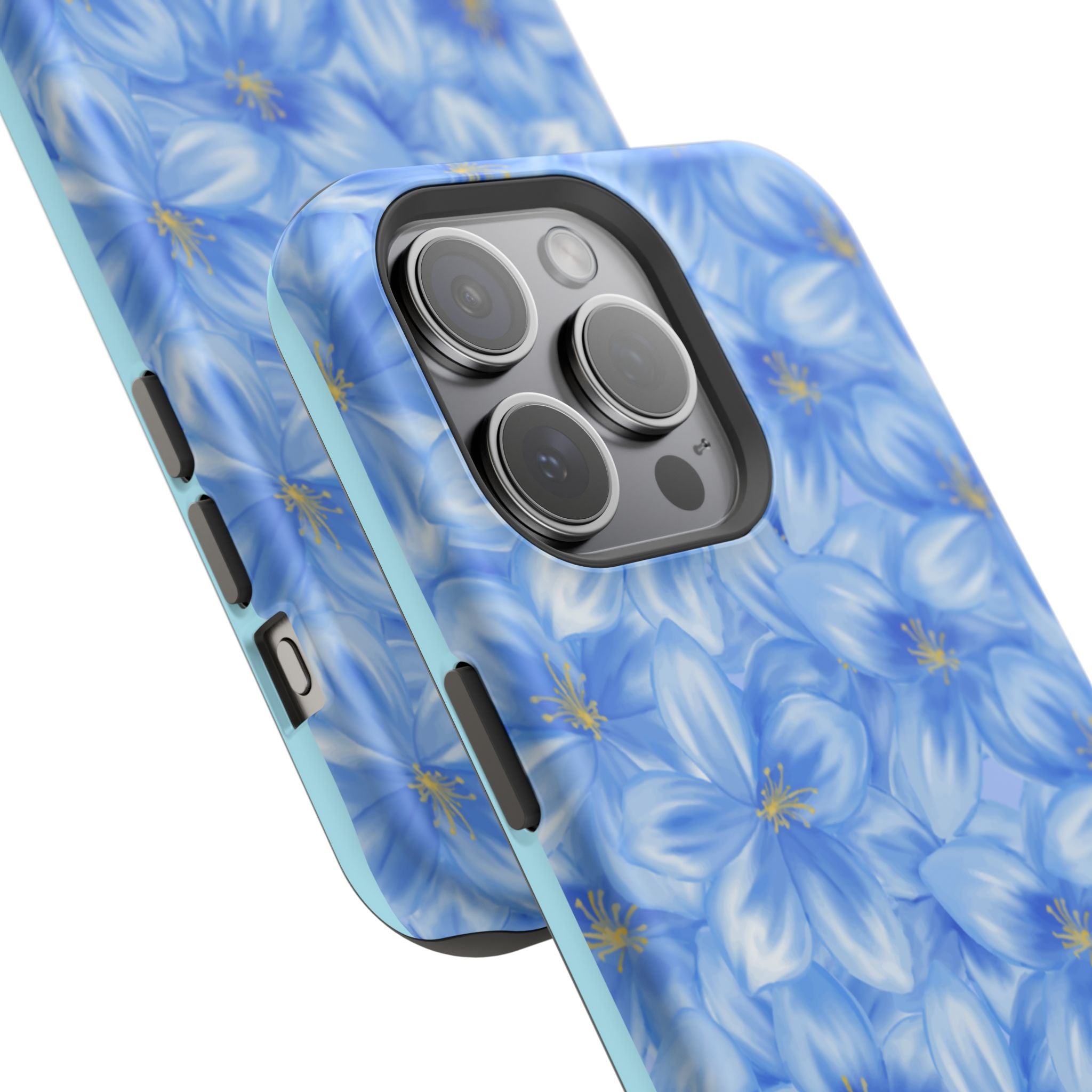Blue Floral VOXY - Magnetic Impact-Resistant