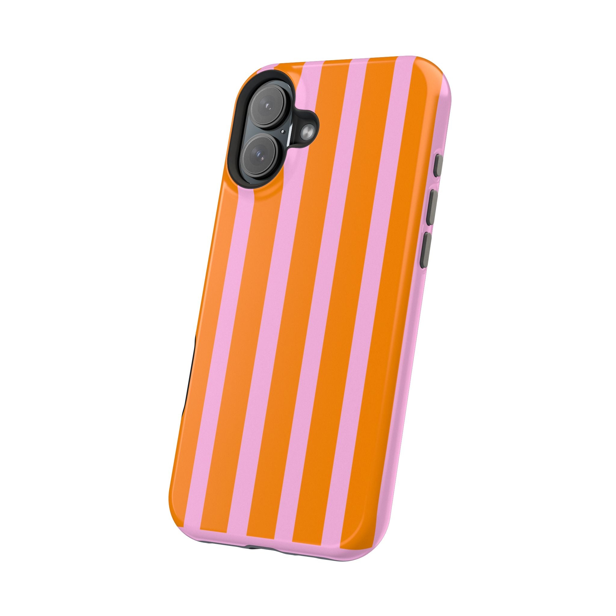 Orange & Pink Bold Stripe VOXY - Magnetic Impact-Resistant