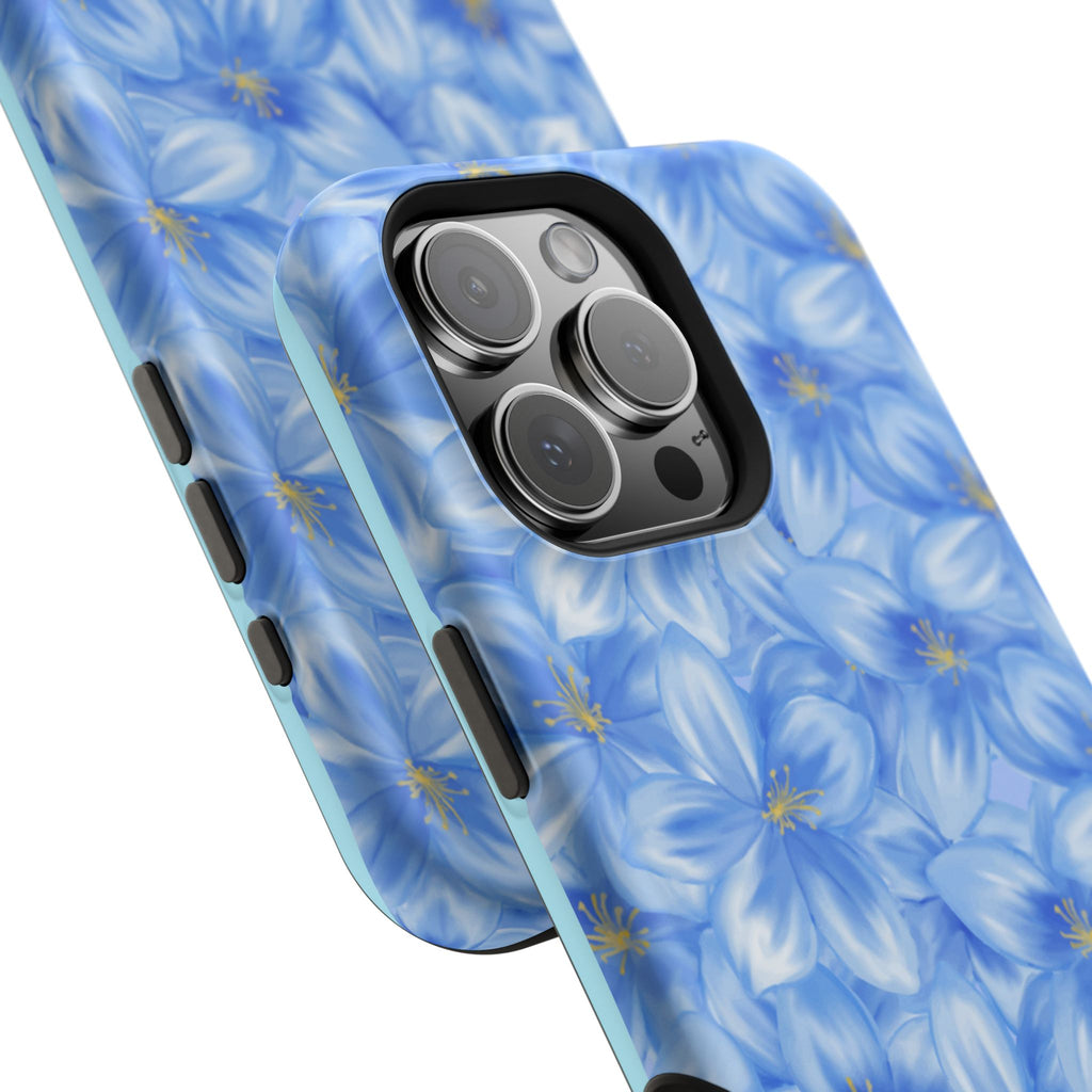 Blue Floral VOXY - Magnetic Impact-Resistant