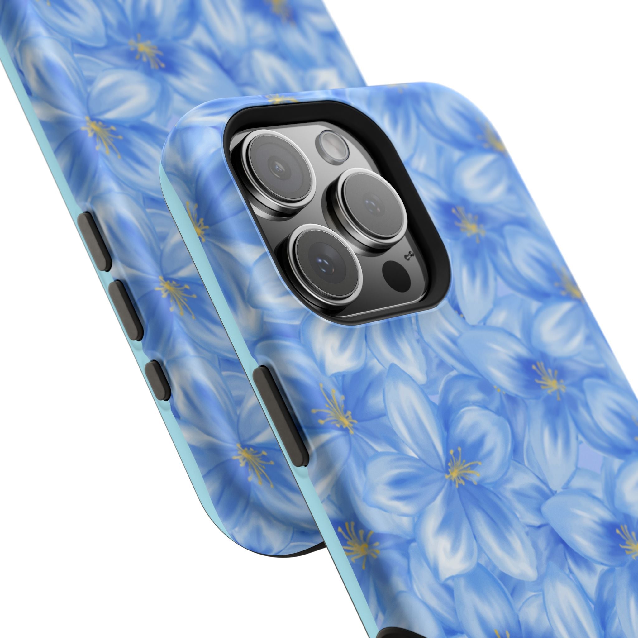 Blue Floral VOXY - Magnetic Impact-Resistant