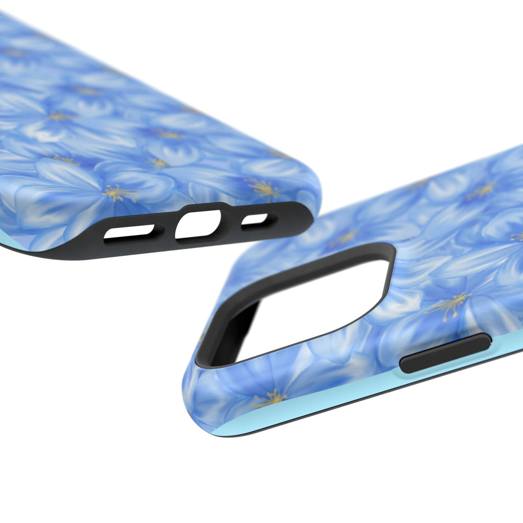 Blue Floral VOXY - Magnetic Impact-Resistant