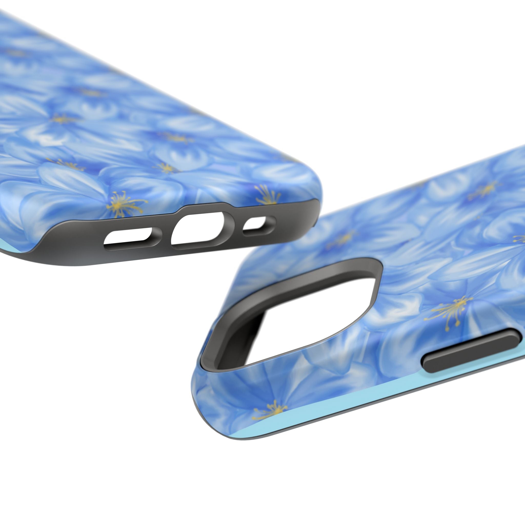 Blue Floral VOXY - Magnetic Impact-Resistant