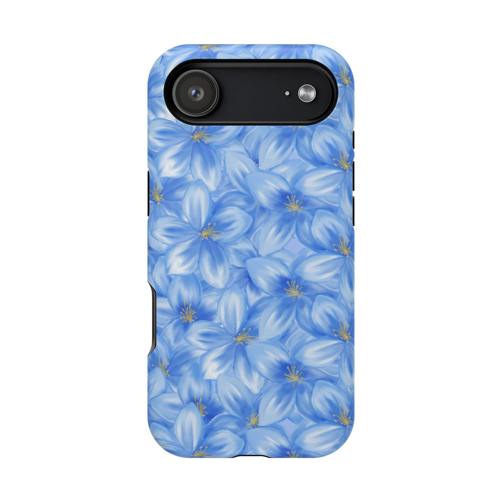 Blue Floral VOXY - Magnetic Impact-Resistant