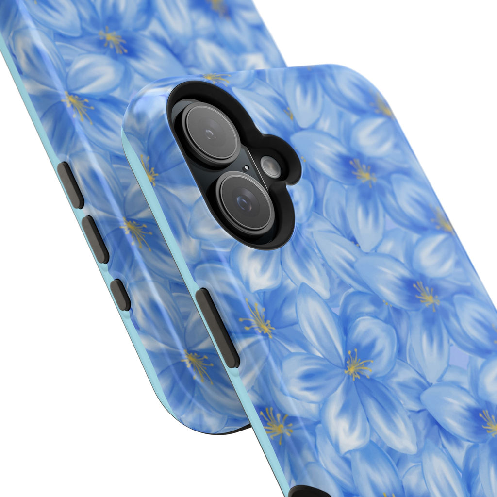 Blue Floral VOXY - Magnetic Impact-Resistant