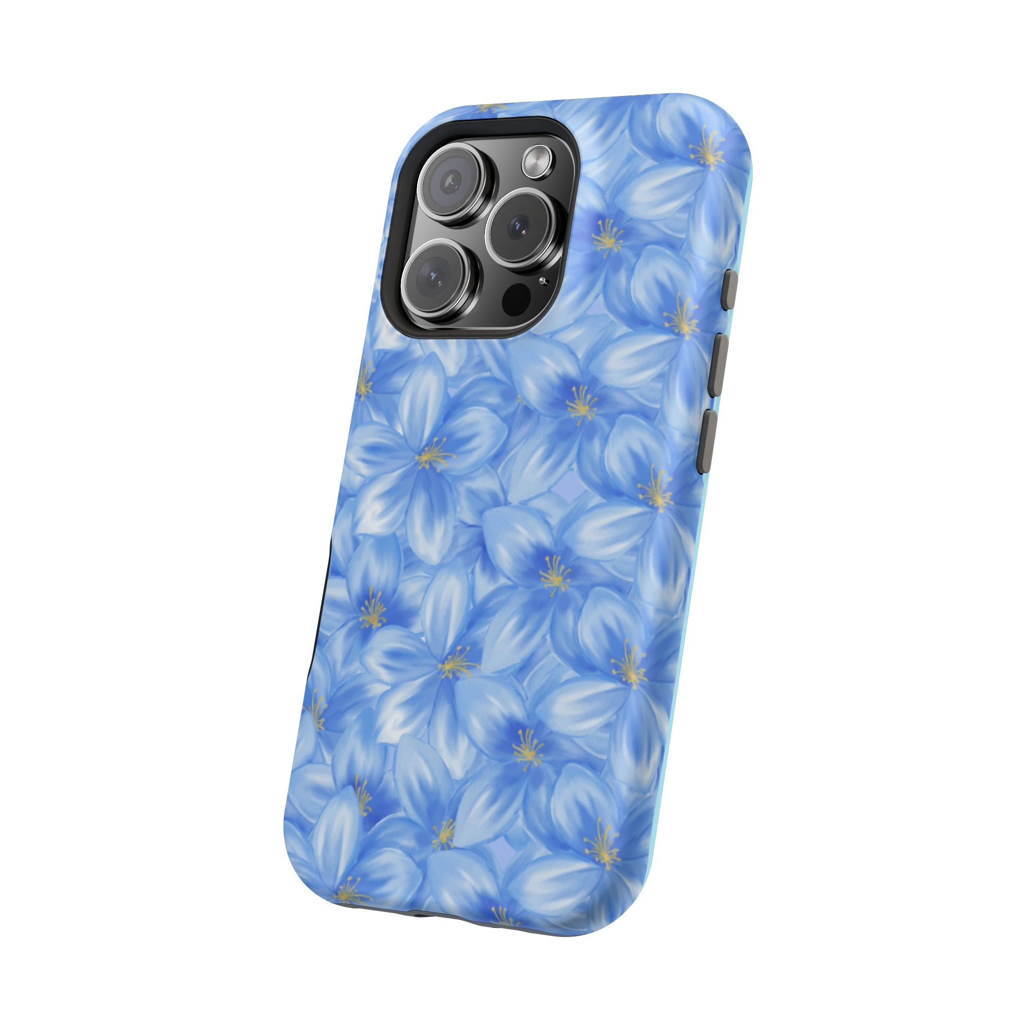 Blue Floral VOXY - Magnetic Impact-Resistant