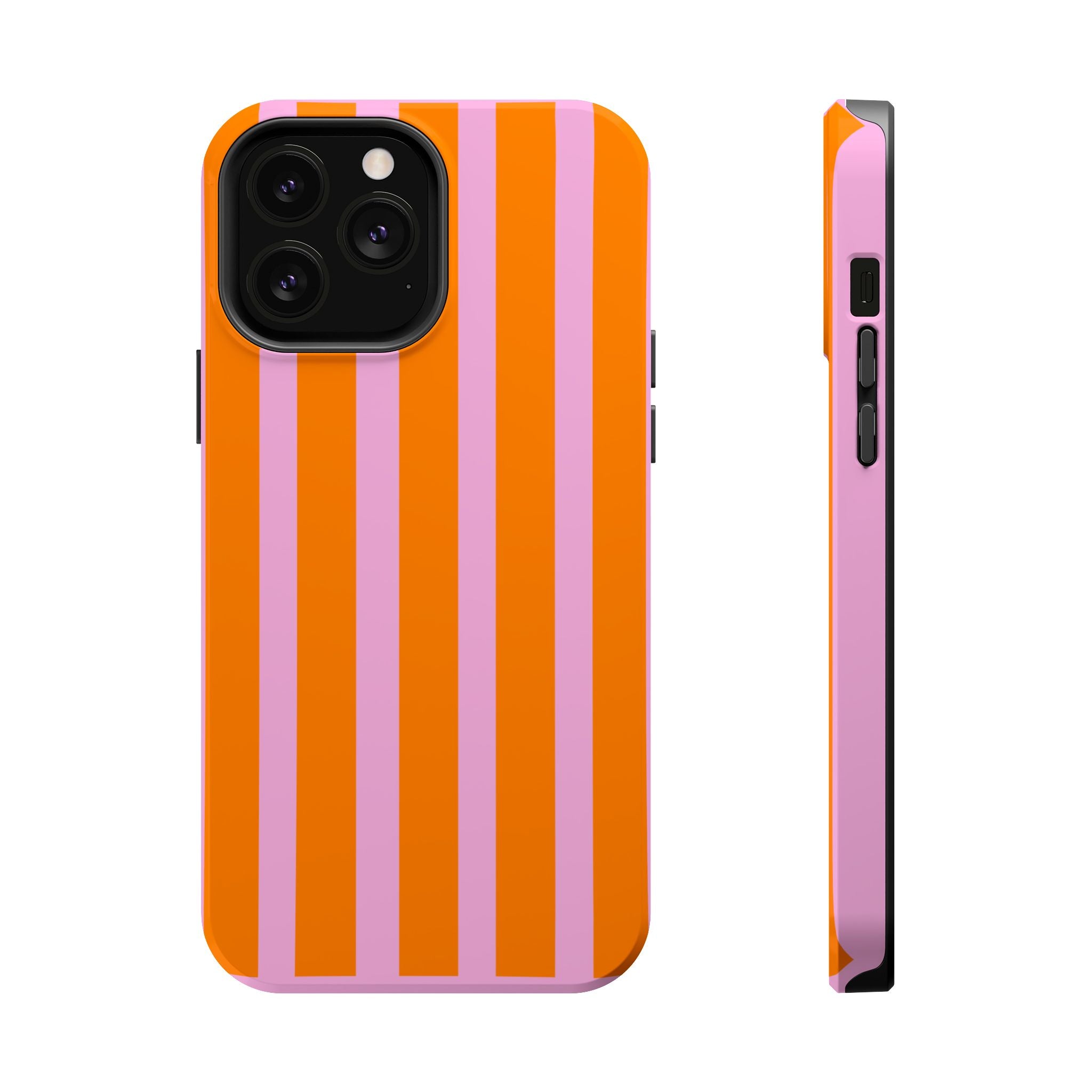 Orange & Pink Bold Stripe VOXY - Magnetic Impact-Resistant