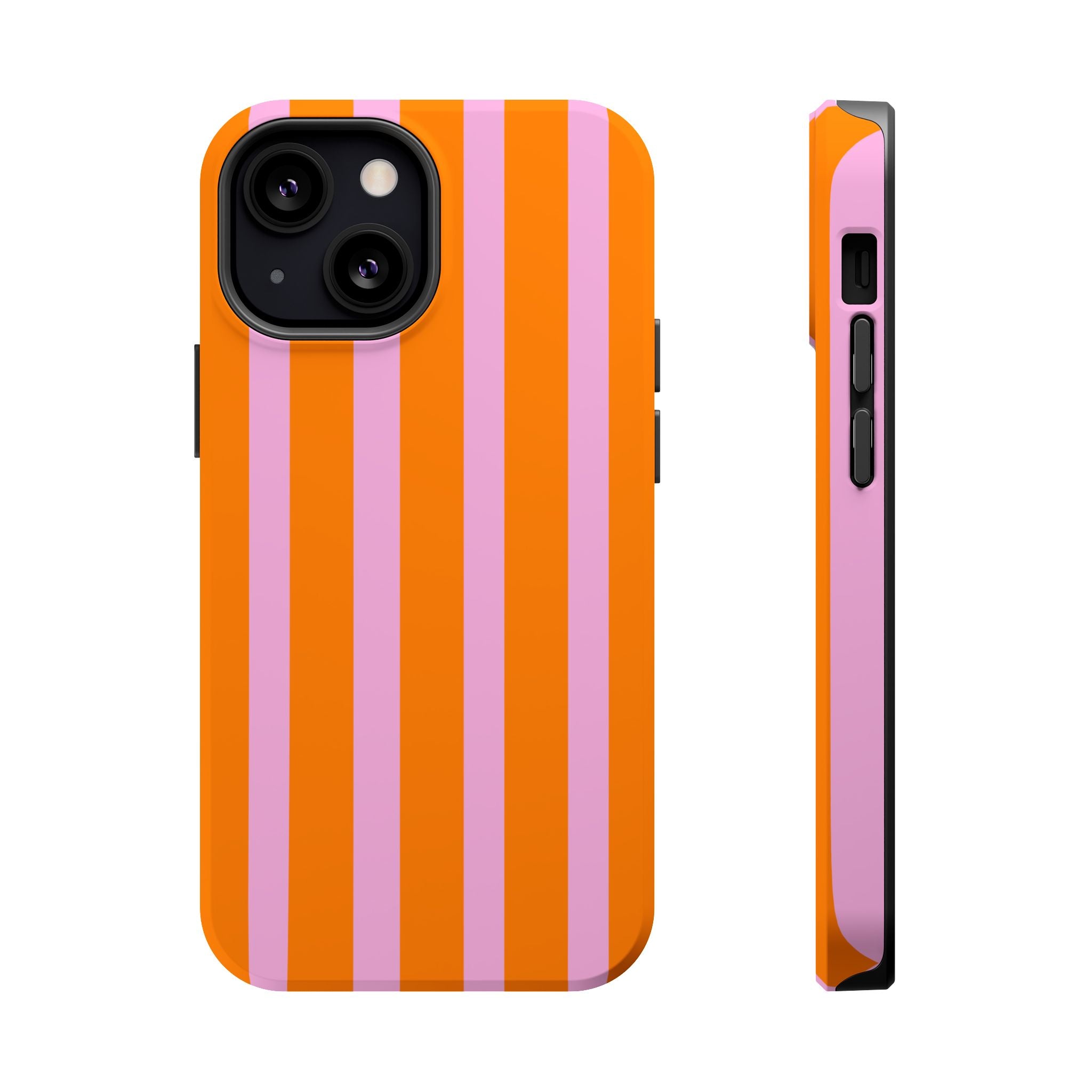 Orange & Pink Bold Stripe VOXY - Magnetic Impact-Resistant