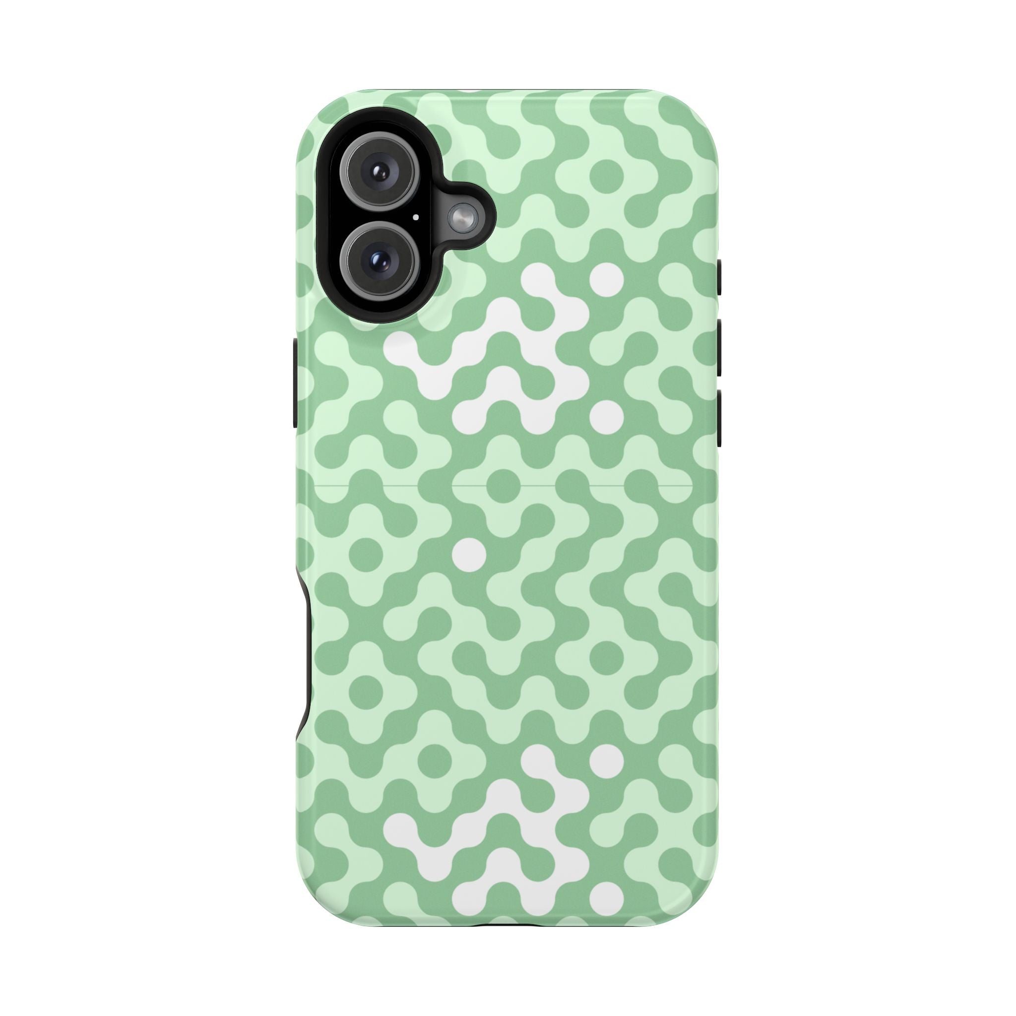 Mint Abstract Camouflage VOXY— Magnetic Impact-Resistant