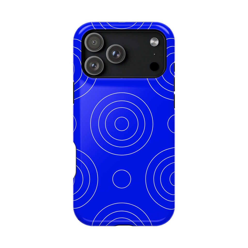 Blue Concentric Circles VOXY  — Magnetic Impact-Resistant