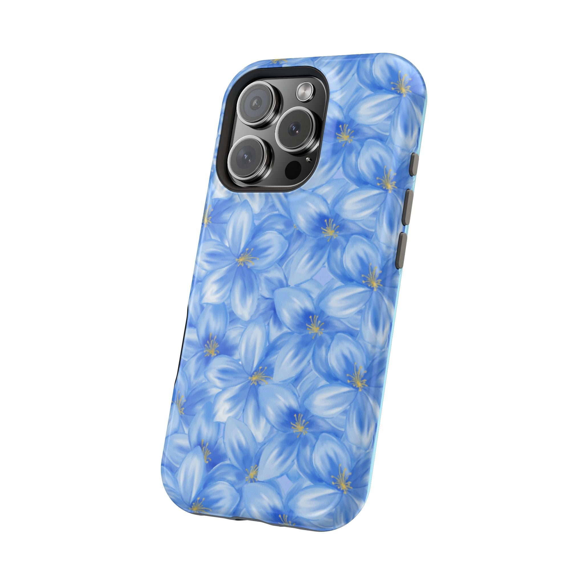 Blue Floral VOXY - Magnetic Impact-Resistant