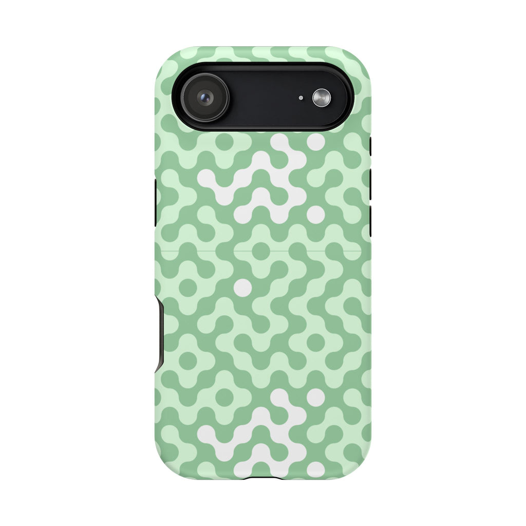 Mint Abstract Camouflage VOXY— Magnetic Impact-Resistant