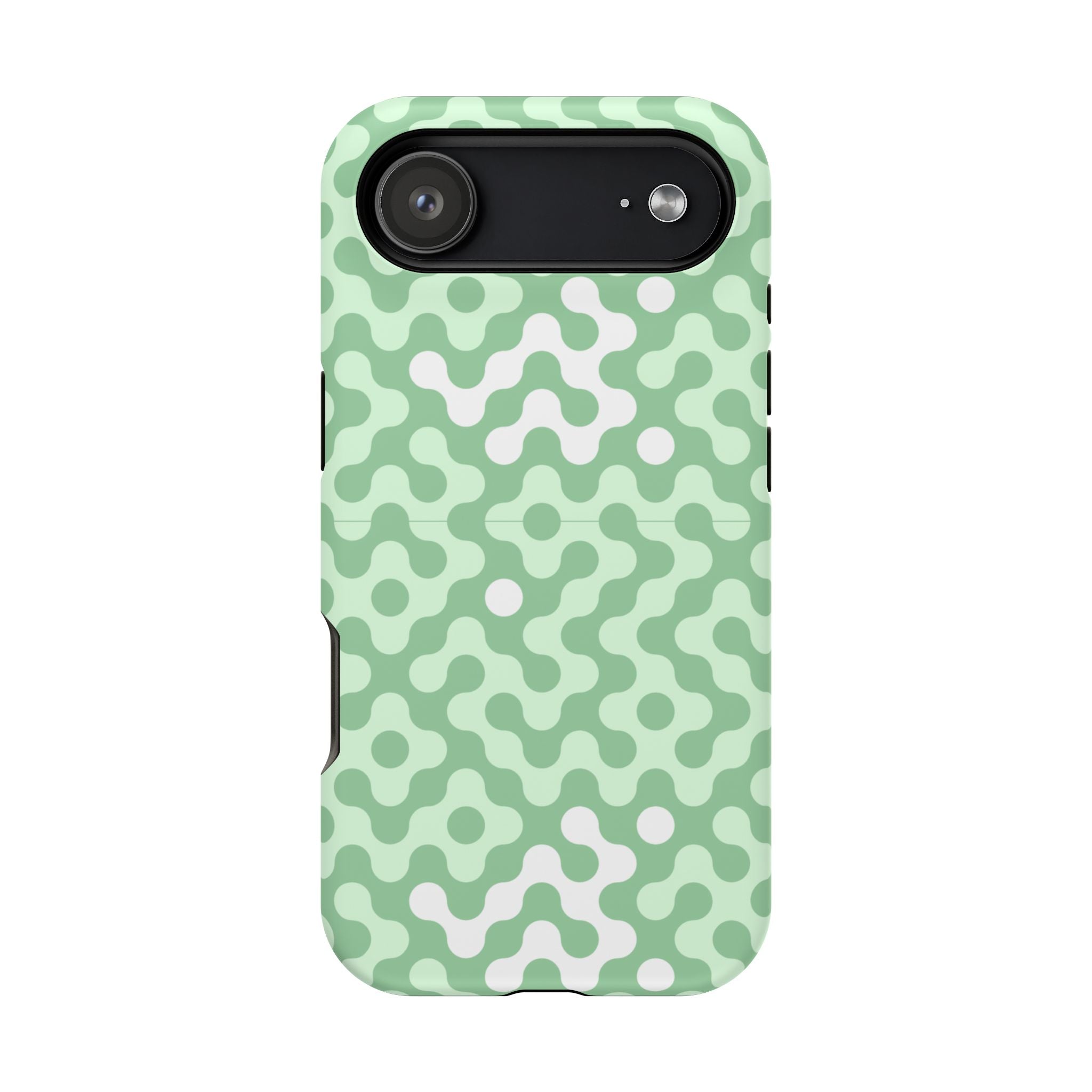Mint Abstract Camouflage VOXY— Magnetic Impact-Resistant