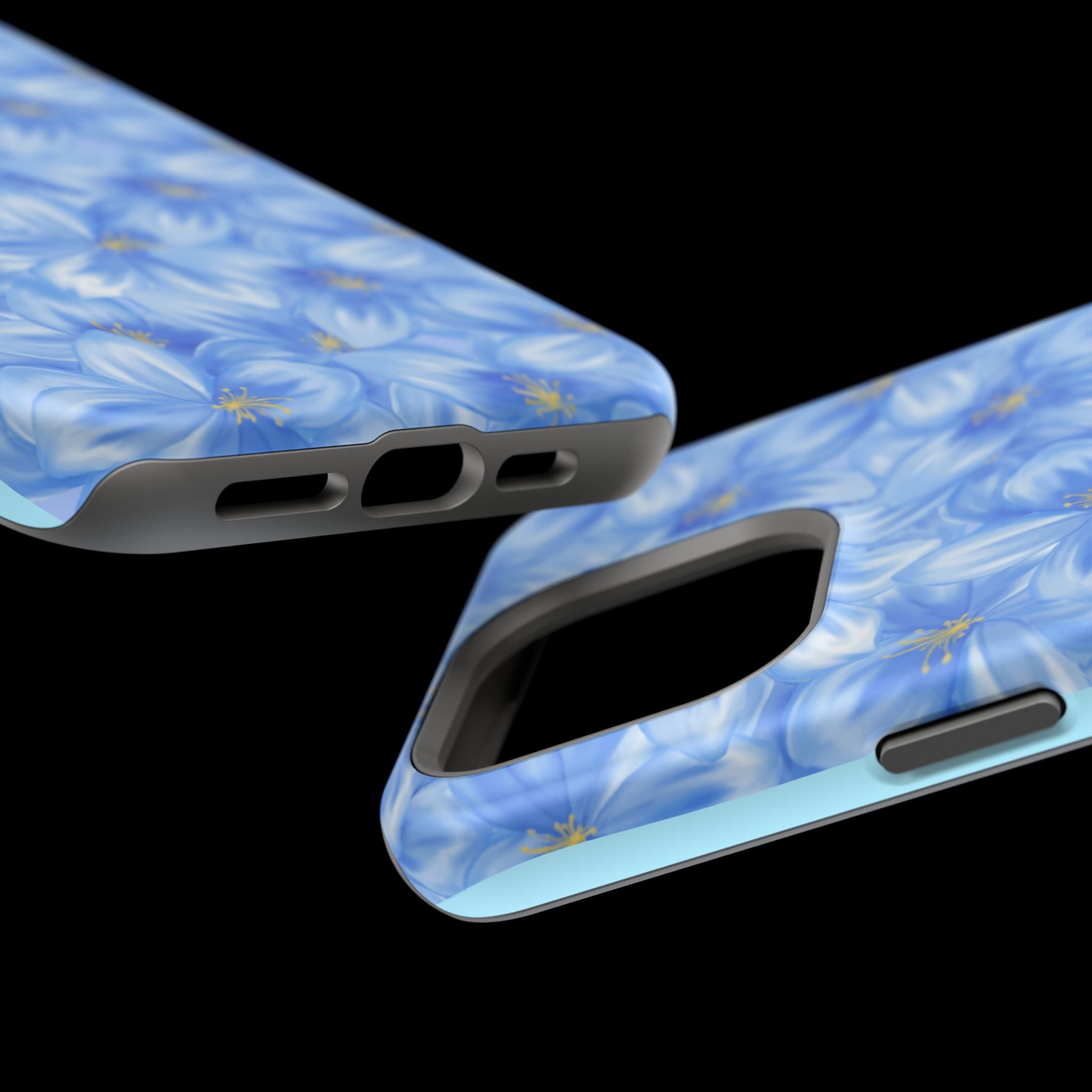 Blue Floral VOXY - Magnetic Impact-Resistant