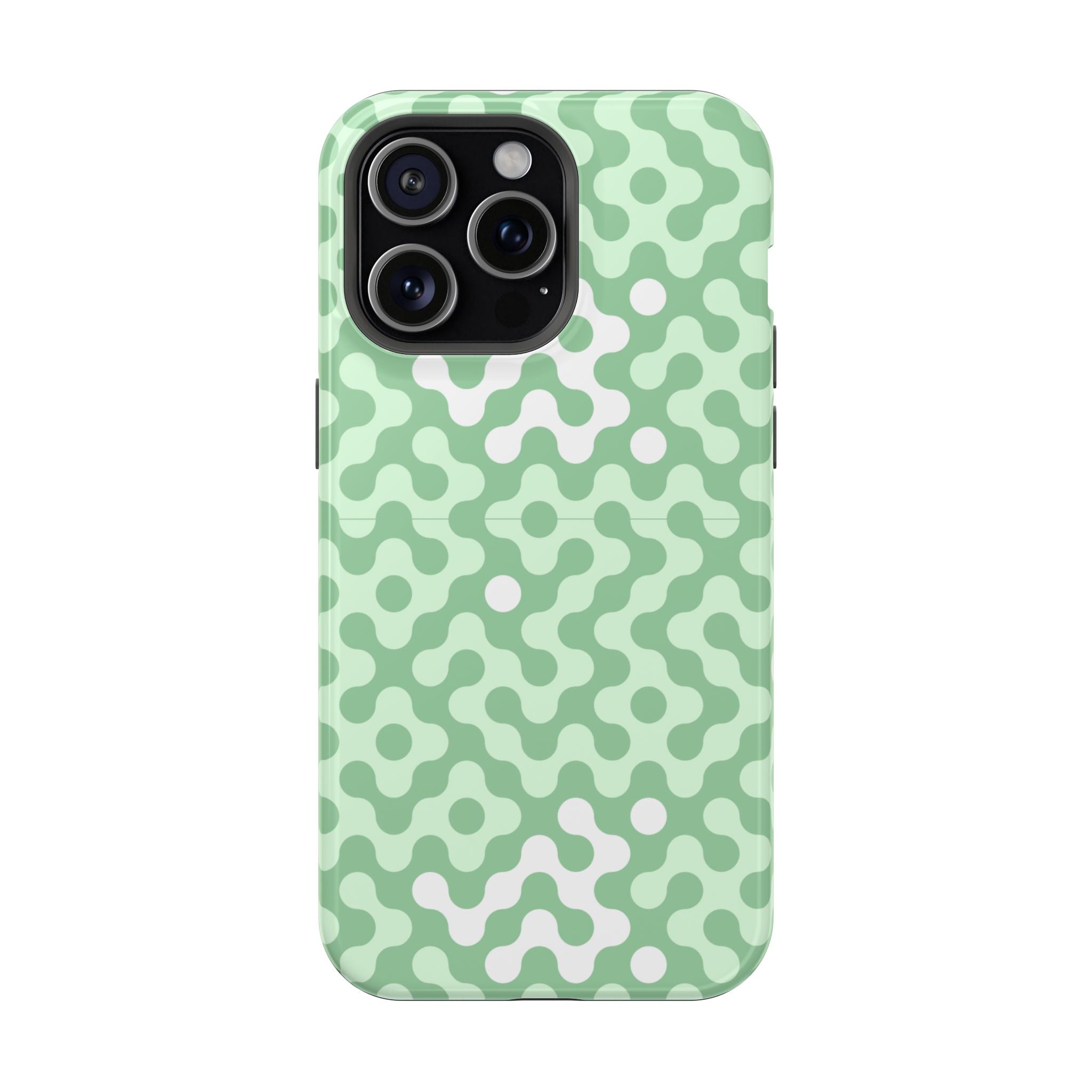 Mint Abstract Camouflage VOXY— Magnetic Impact-Resistant