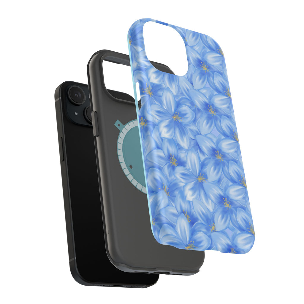Blue Floral VOXY - Magnetic Impact-Resistant