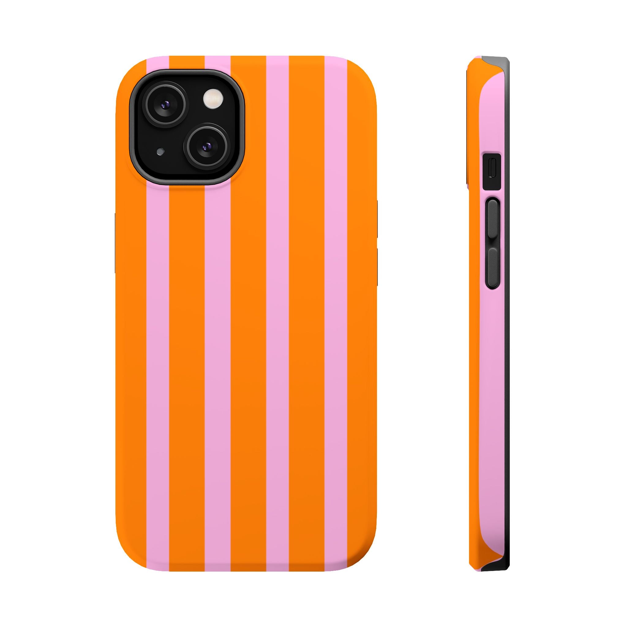 Orange & Pink Bold Stripe VOXY - Magnetic Impact-Resistant