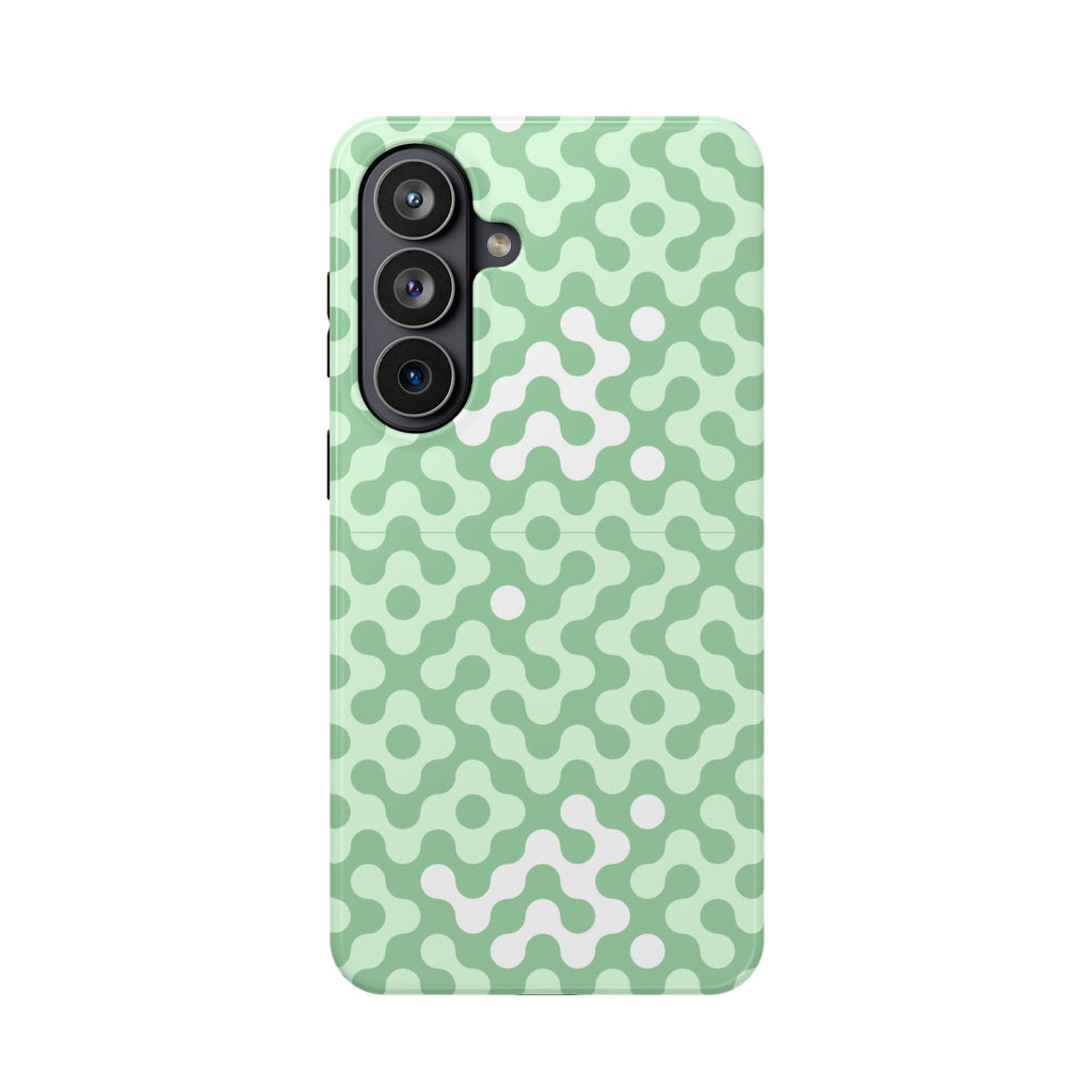 Mint Abstract Camouflage VOXY— Magnetic Impact-Resistant