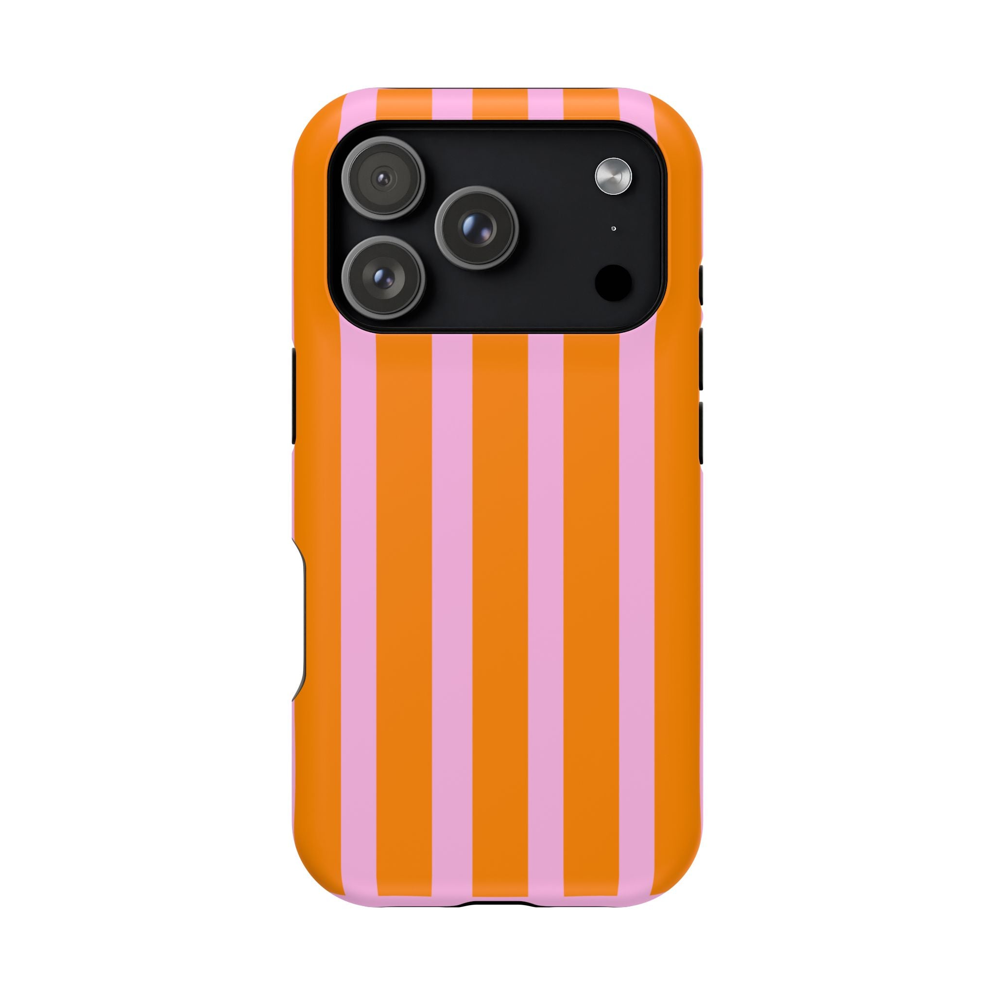Orange & Pink Bold Stripe VOXY - Magnetic Impact-Resistant