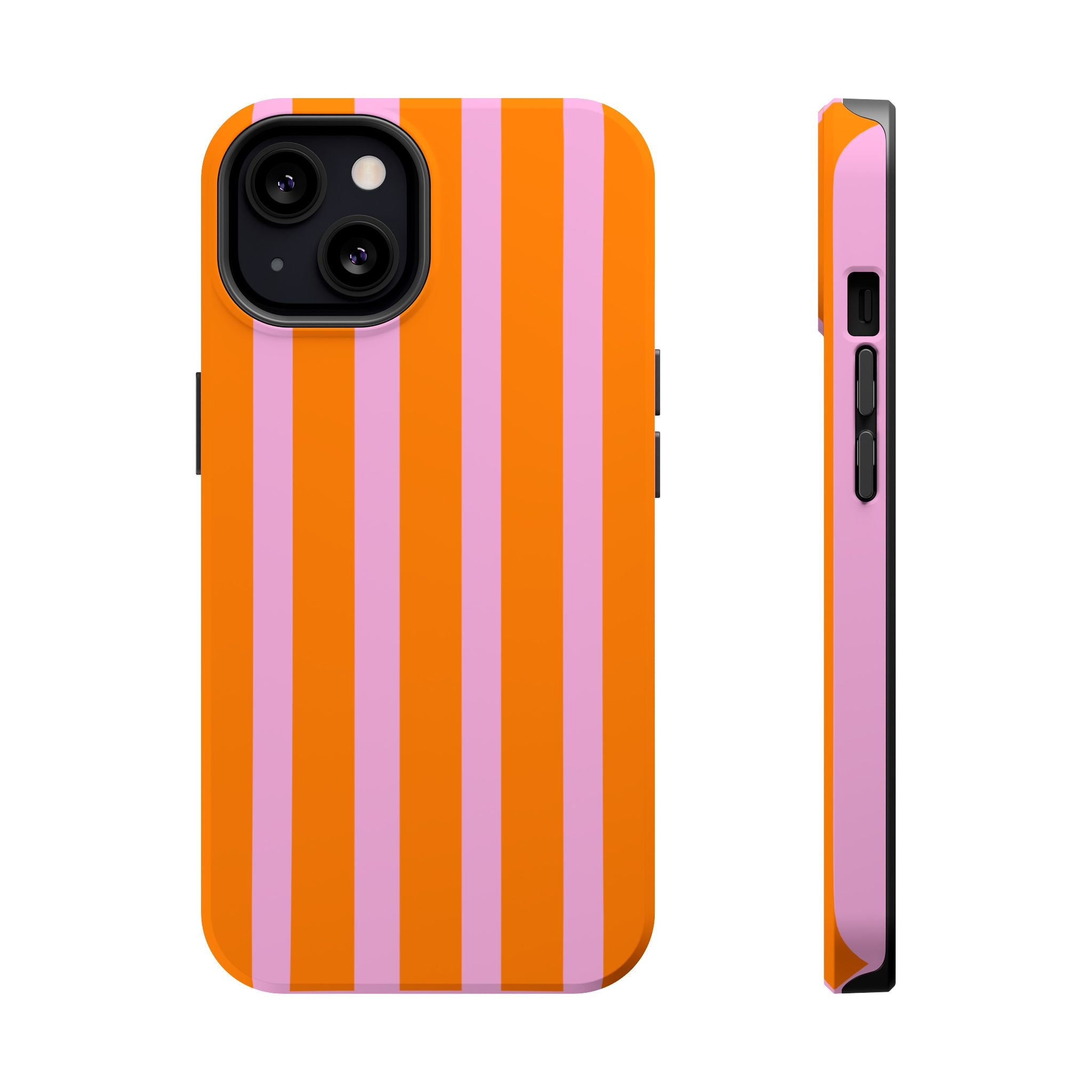 Orange & Pink Bold Stripe VOXY - Magnetic Impact-Resistant