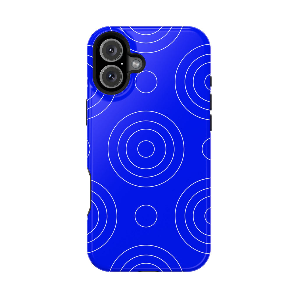 Blue Concentric Circles VOXY  — Magnetic Impact-Resistant